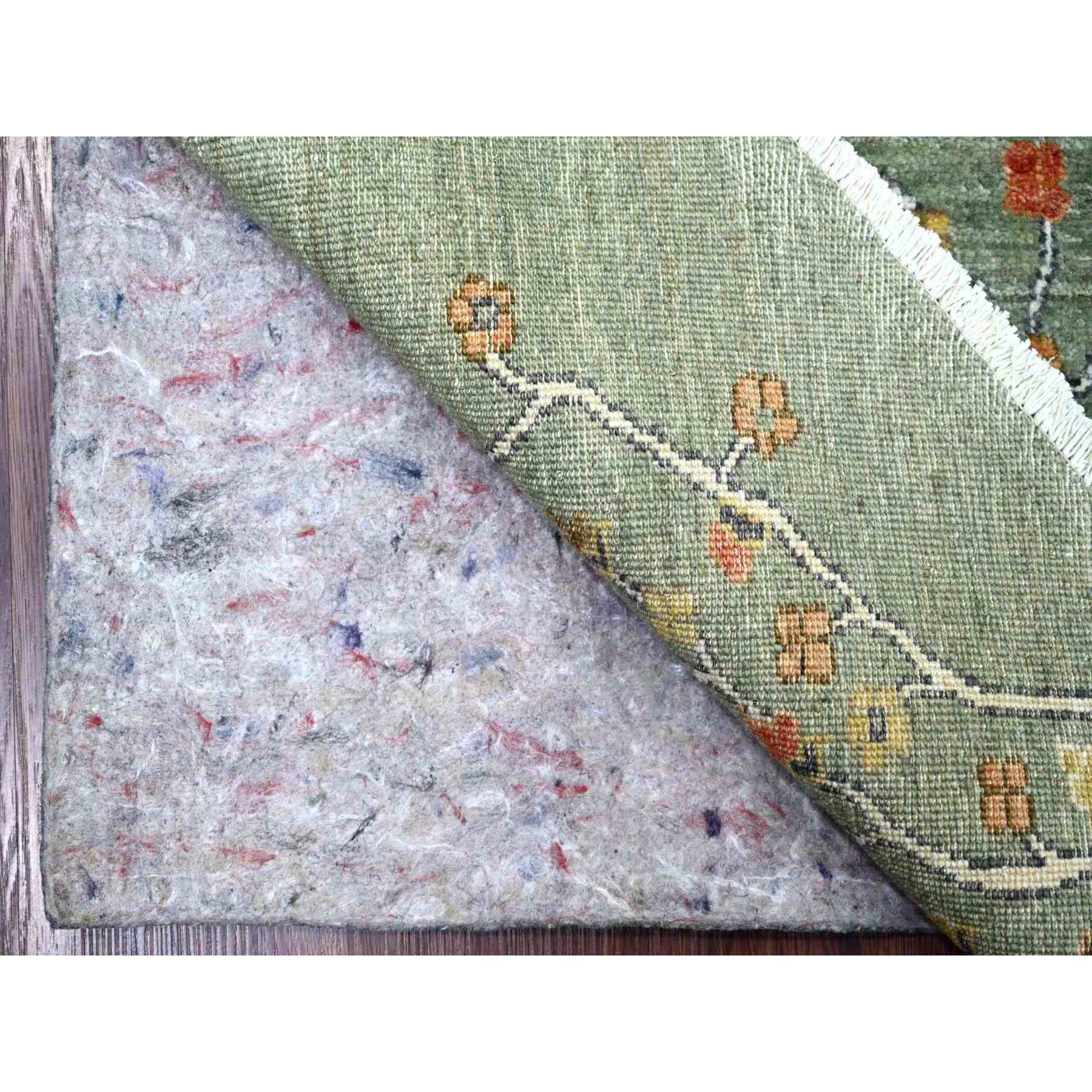 Oushak-And-Peshawar-Hand-Knotted-Rug-109440
