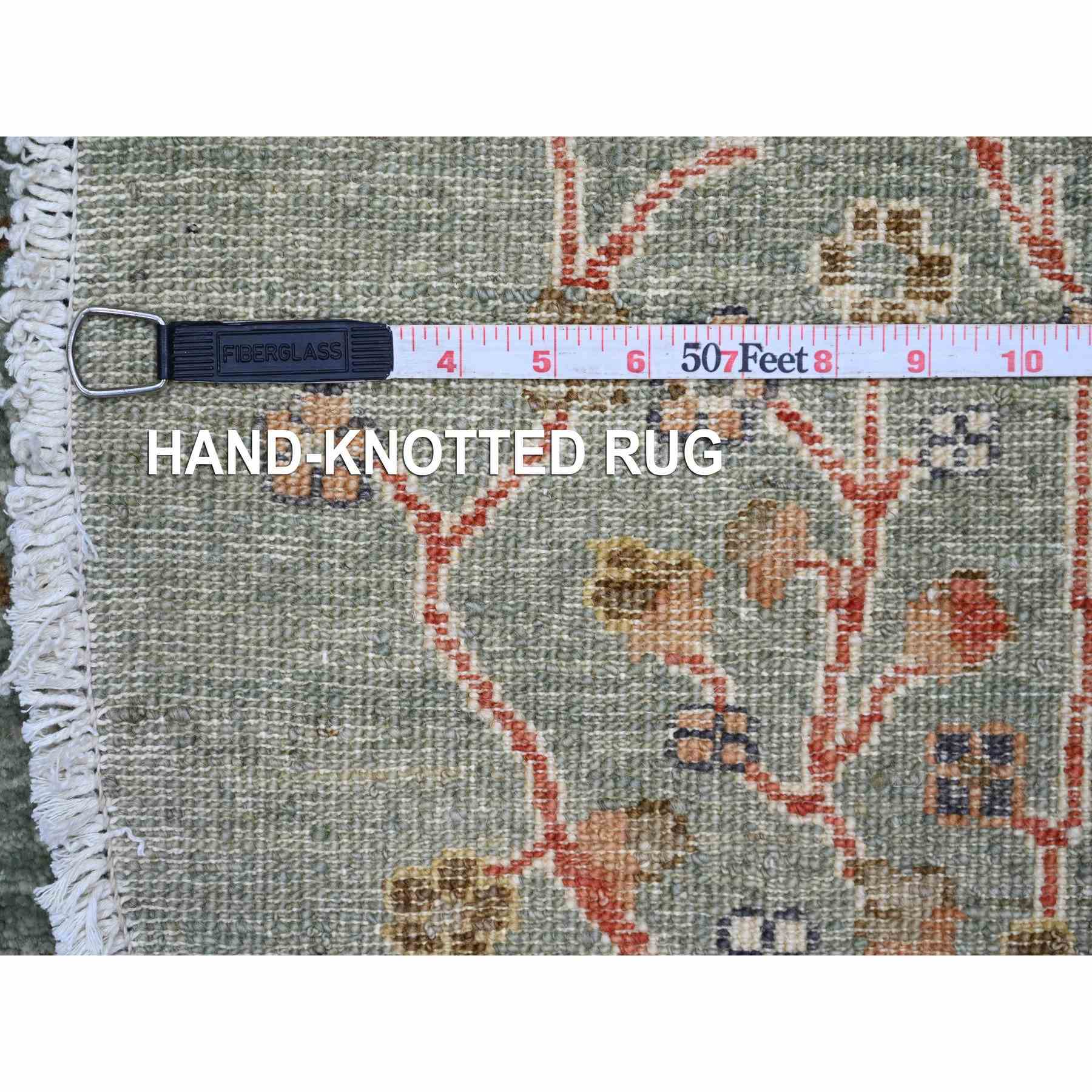 Oushak-And-Peshawar-Hand-Knotted-Rug-109440