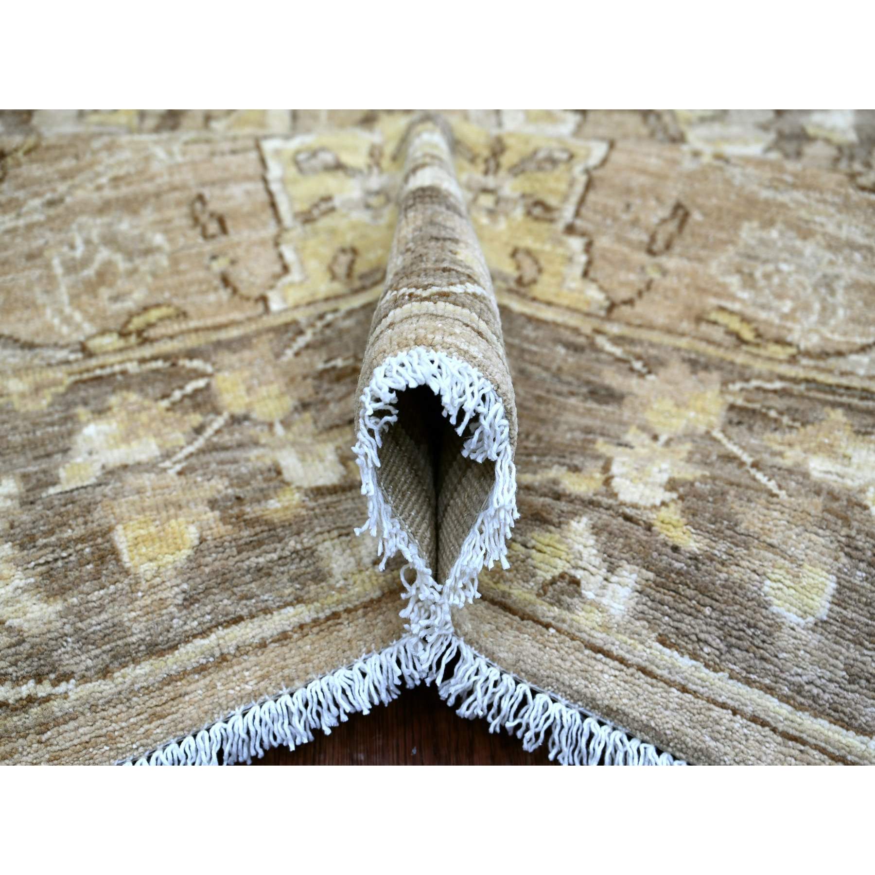 Oushak-And-Peshawar-Hand-Knotted-Rug-109460