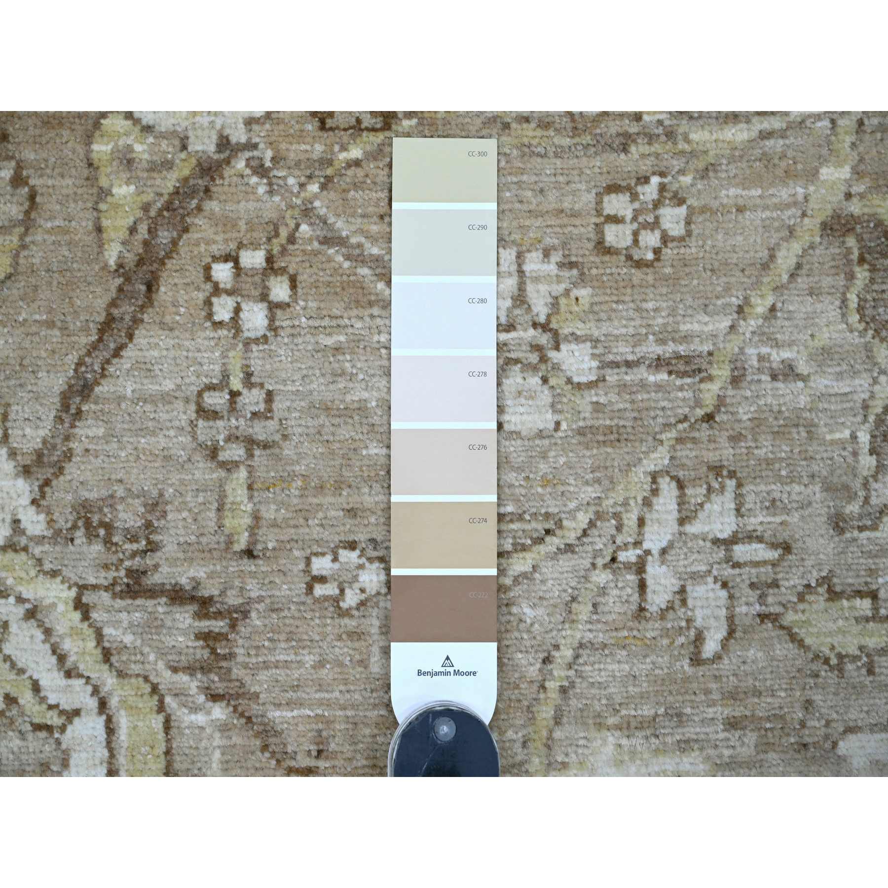 Oushak-And-Peshawar-Hand-Knotted-Rug-109460