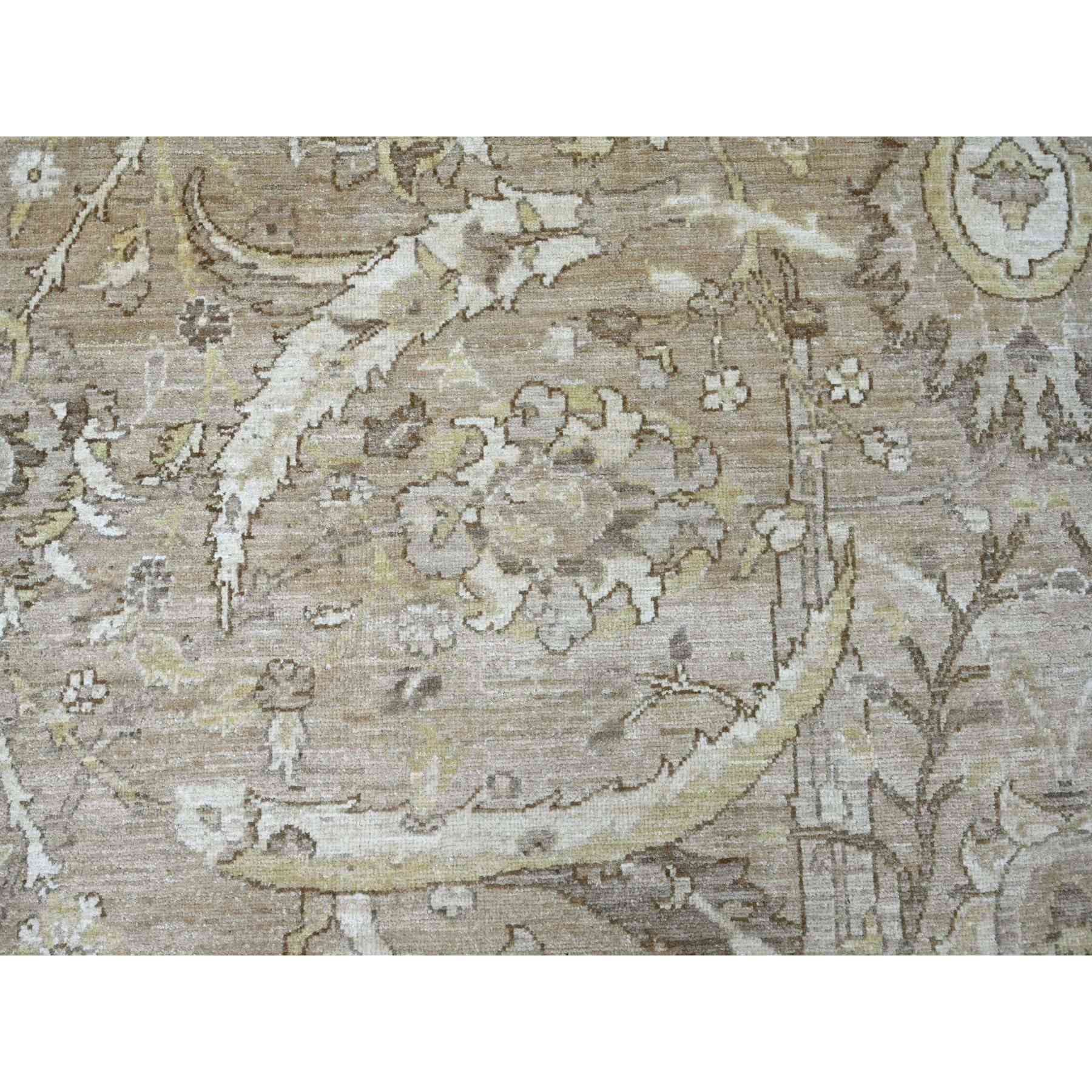 Oushak-And-Peshawar-Hand-Knotted-Rug-109460