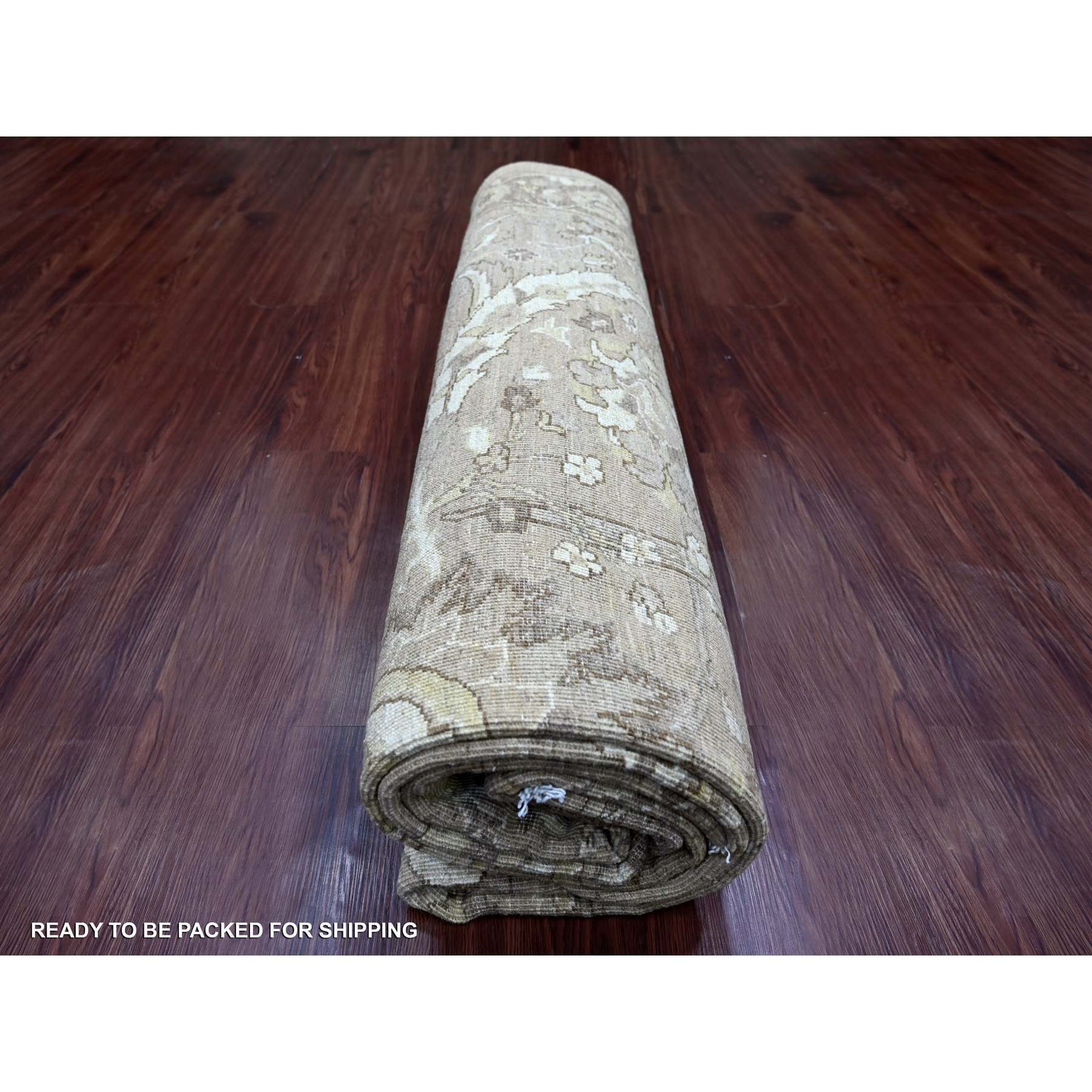 Oushak-And-Peshawar-Hand-Knotted-Rug-109460