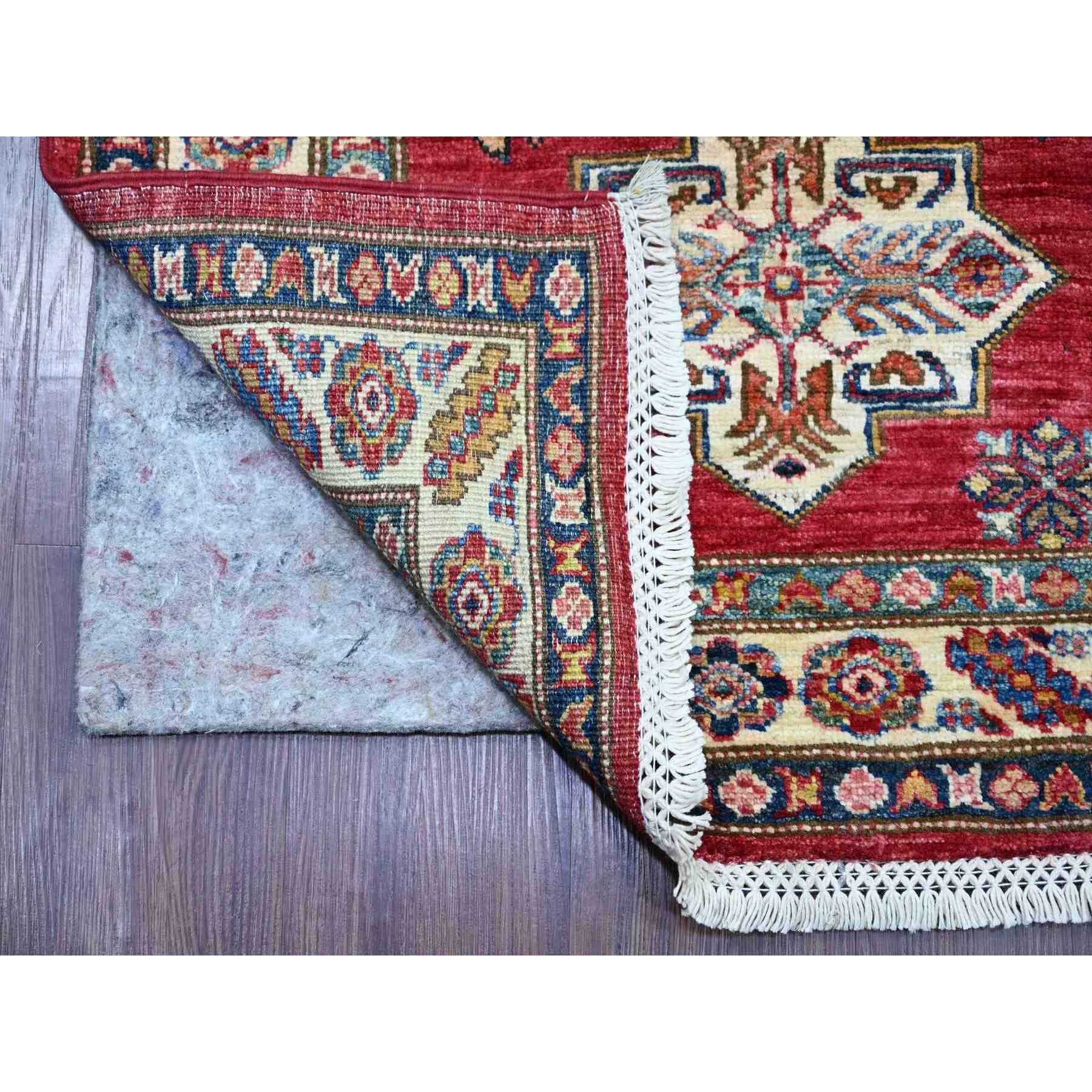Tribal-Geometric-Hand-Knotted-Rug-107500