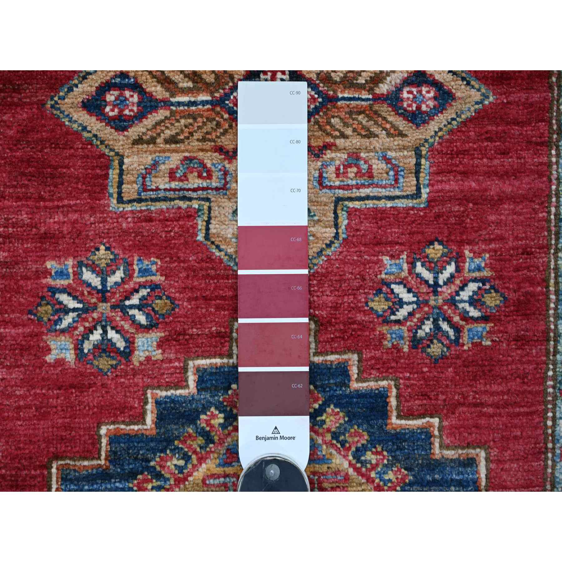 Tribal-Geometric-Hand-Knotted-Rug-107500