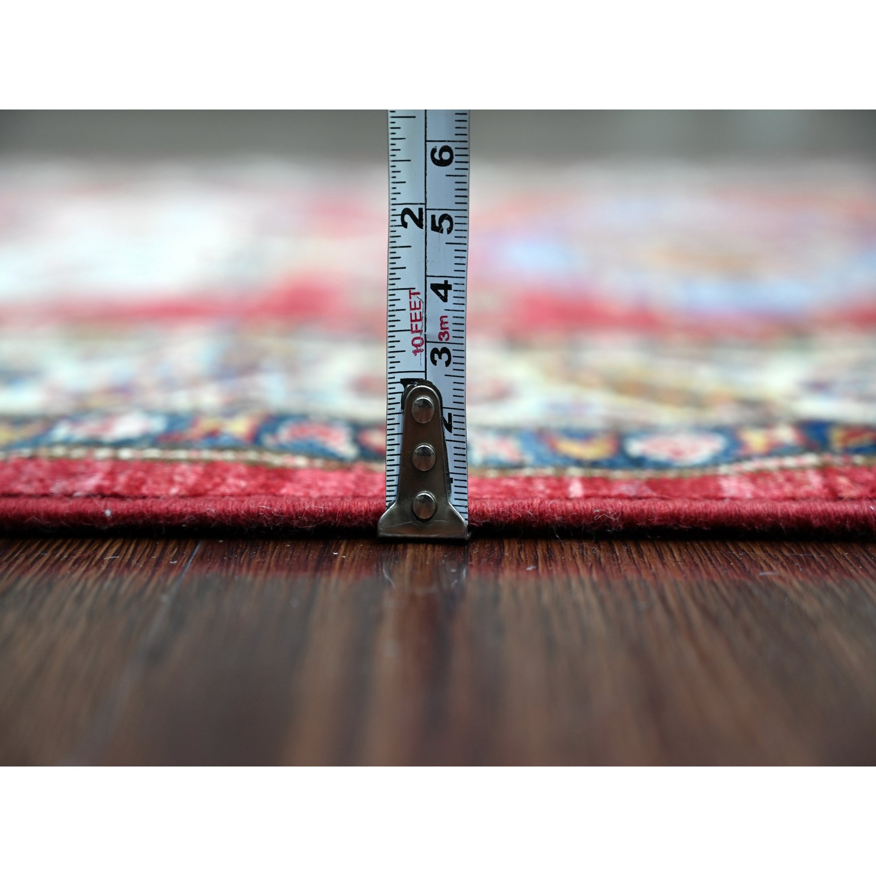 Tribal-Geometric-Hand-Knotted-Rug-107500