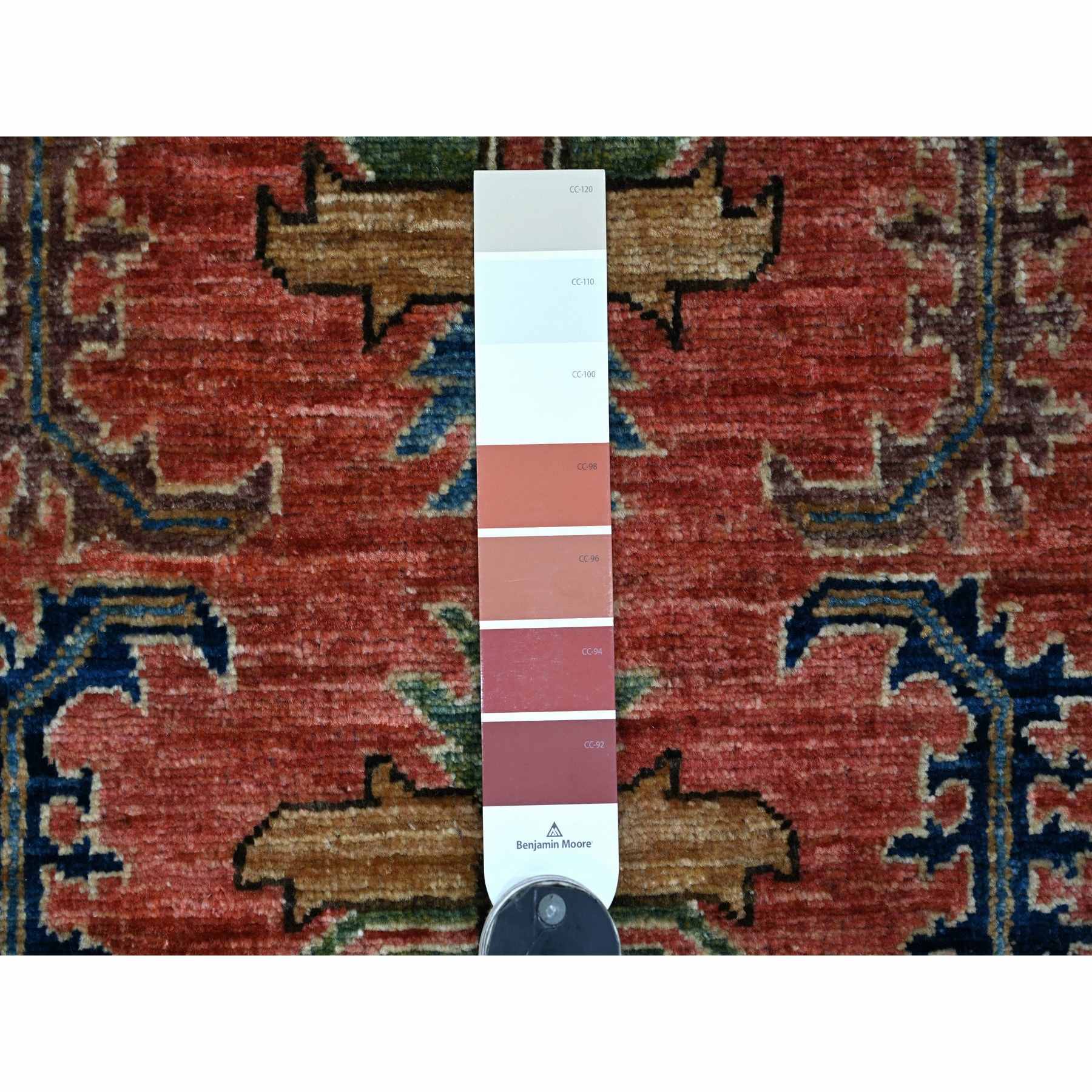 Tribal-Geometric-Hand-Knotted-Rug-107505