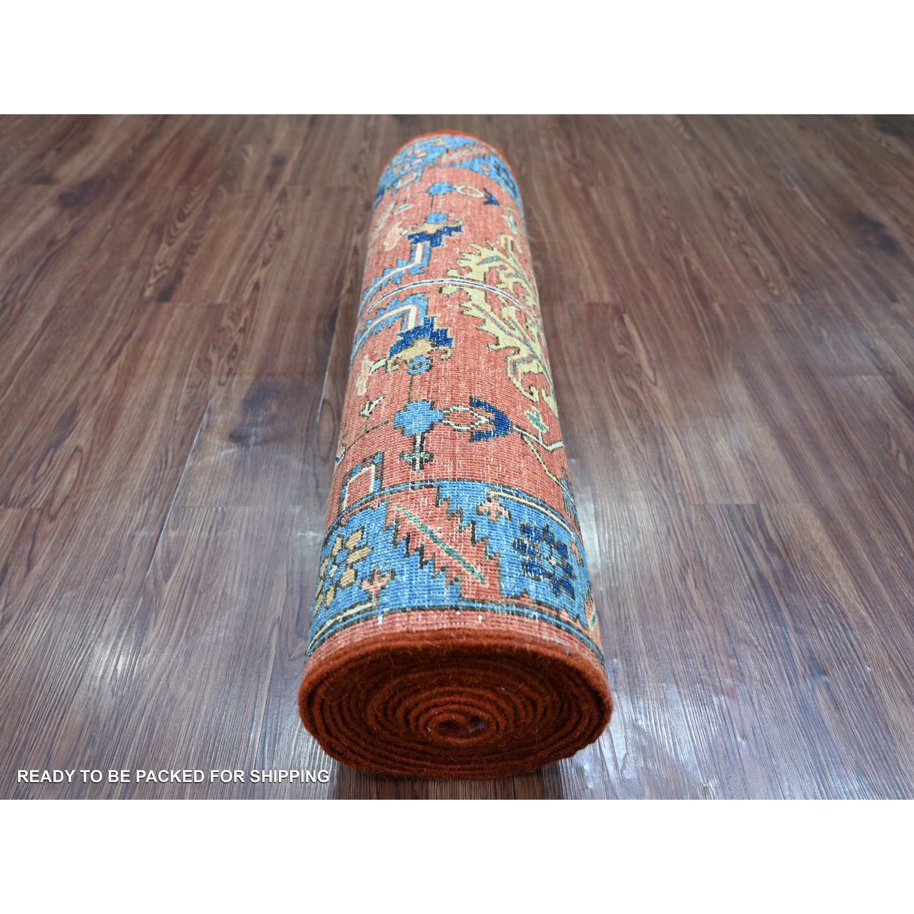 Tribal-Geometric-Hand-Knotted-Rug-107505