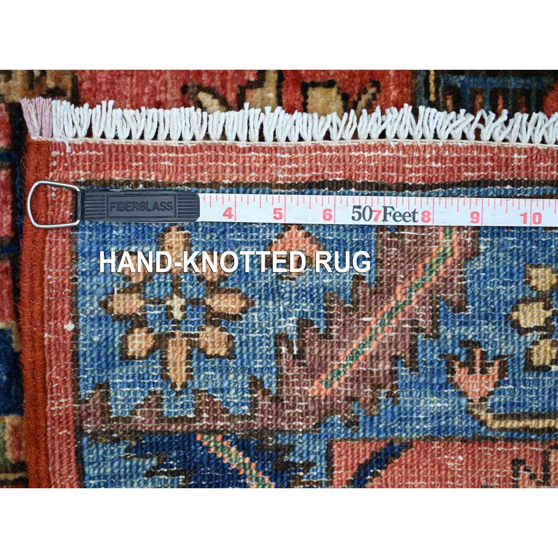 Tribal-Geometric-Hand-Knotted-Rug-107505