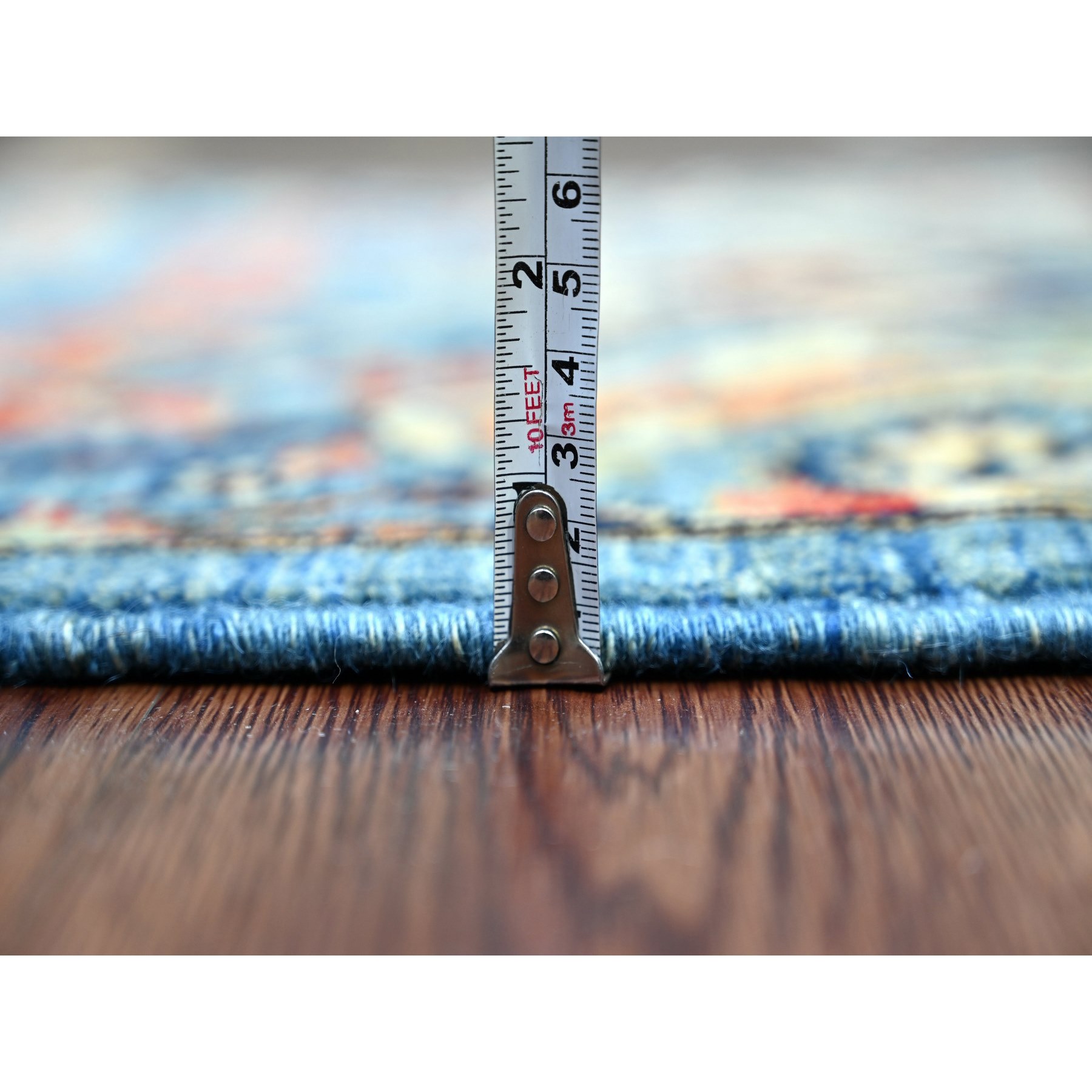 Tribal-Geometric-Hand-Knotted-Rug-107515