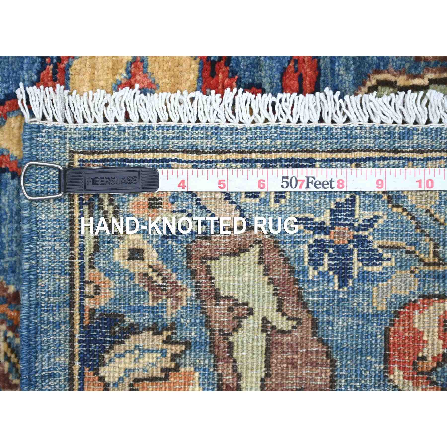 Tribal-Geometric-Hand-Knotted-Rug-107515