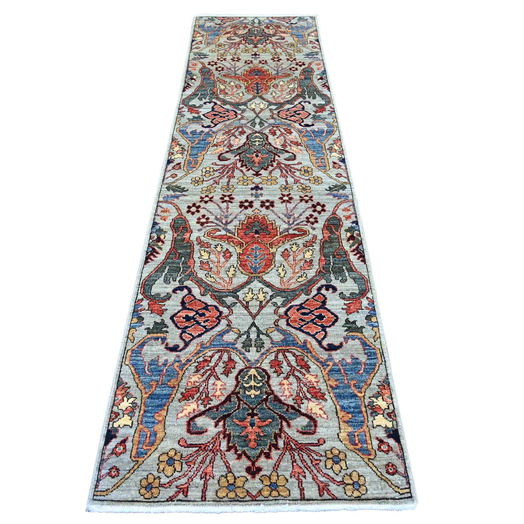 Tribal-Geometric-Hand-Knotted-Rug-107525