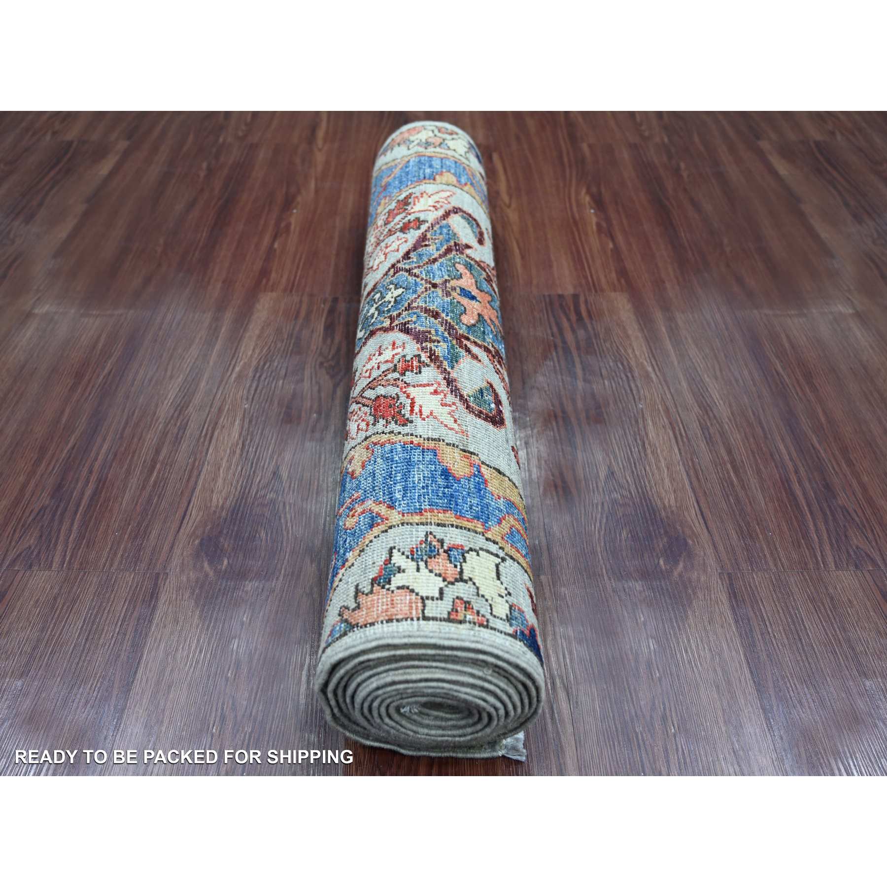 Tribal-Geometric-Hand-Knotted-Rug-107525