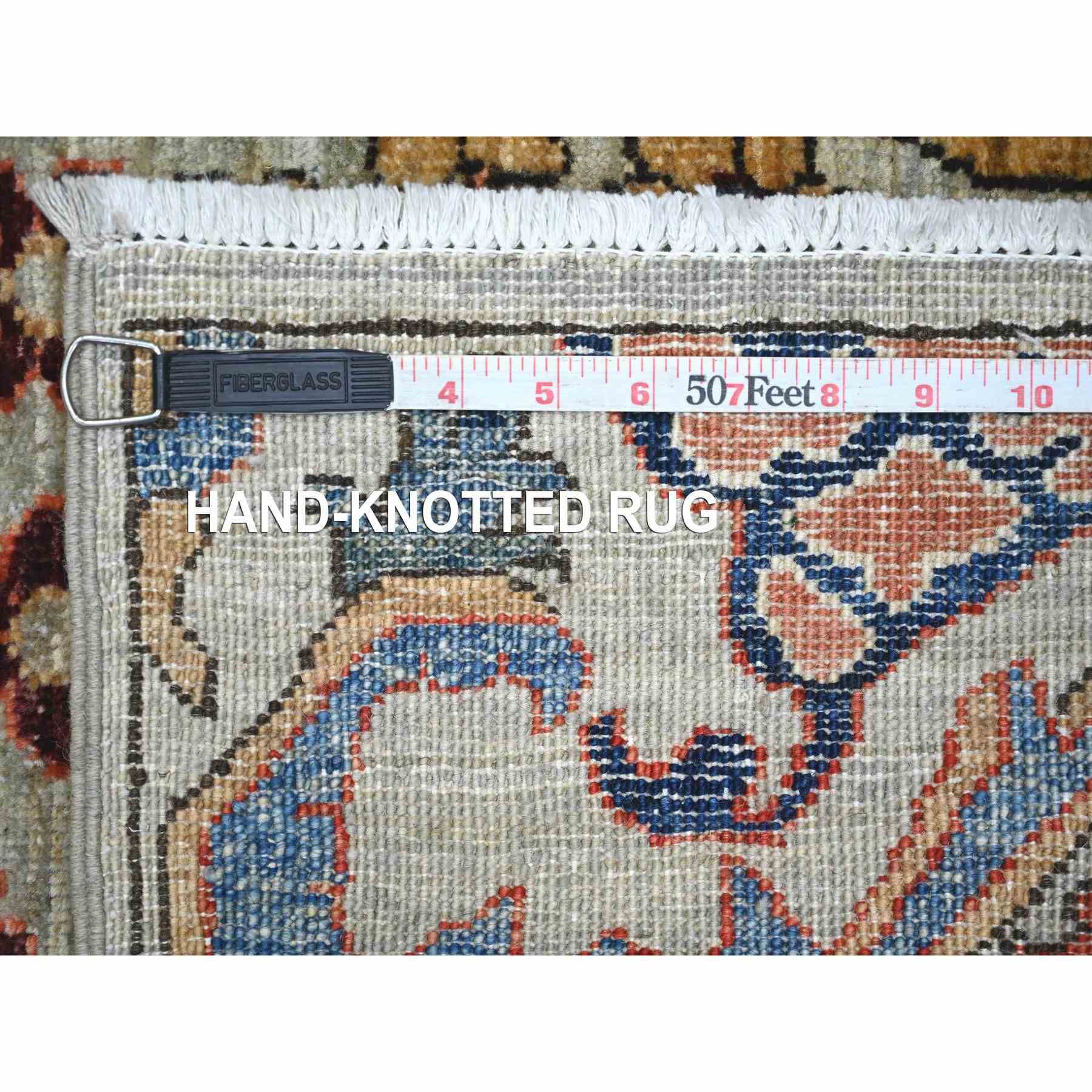 Tribal-Geometric-Hand-Knotted-Rug-107525