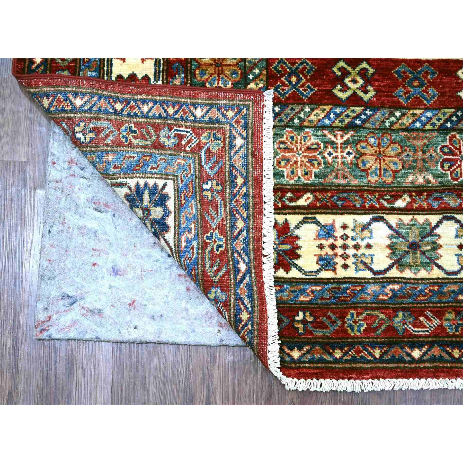 Tribal-Geometric-Hand-Knotted-Rug-107765