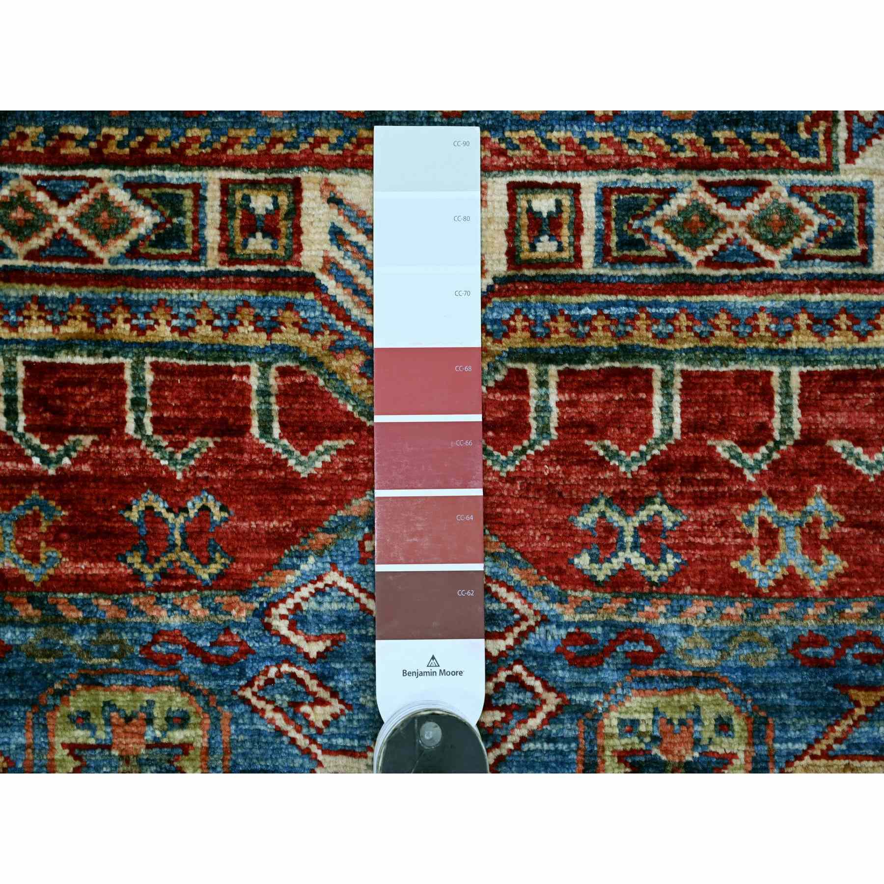 Tribal-Geometric-Hand-Knotted-Rug-107765