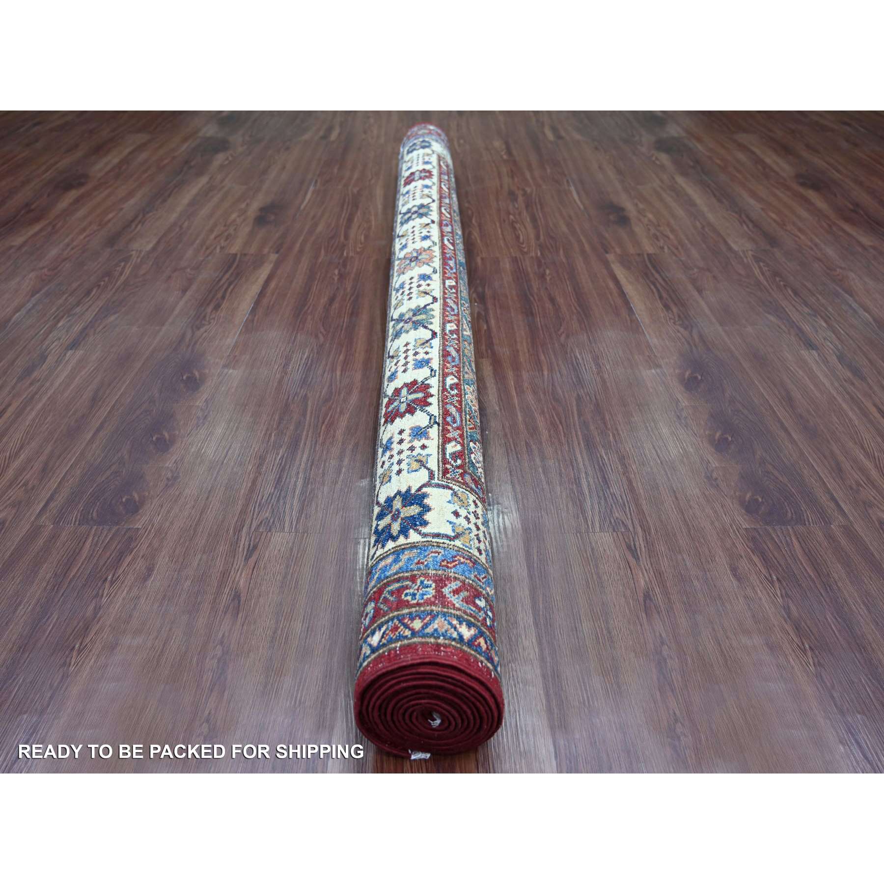 Tribal-Geometric-Hand-Knotted-Rug-107765