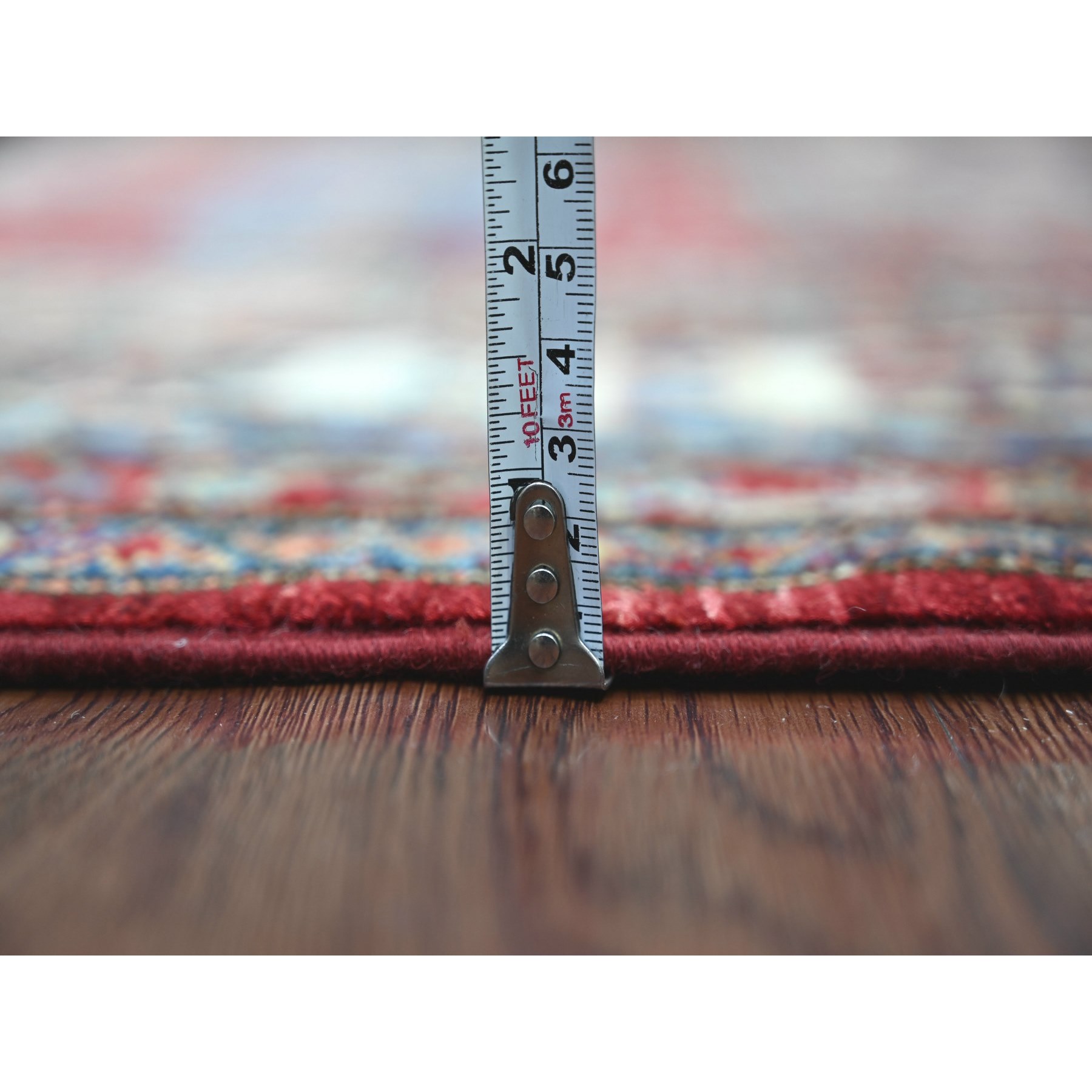 Tribal-Geometric-Hand-Knotted-Rug-107765