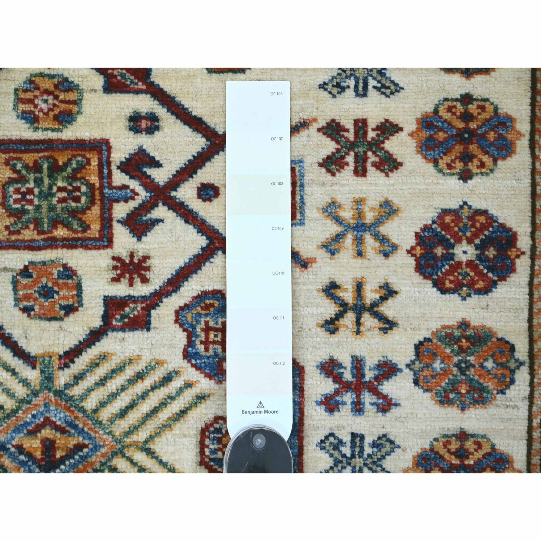 Tribal-Geometric-Hand-Knotted-Rug-107770