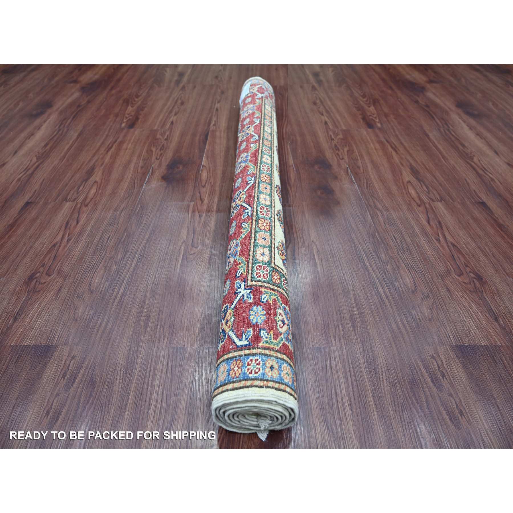 Tribal-Geometric-Hand-Knotted-Rug-107770