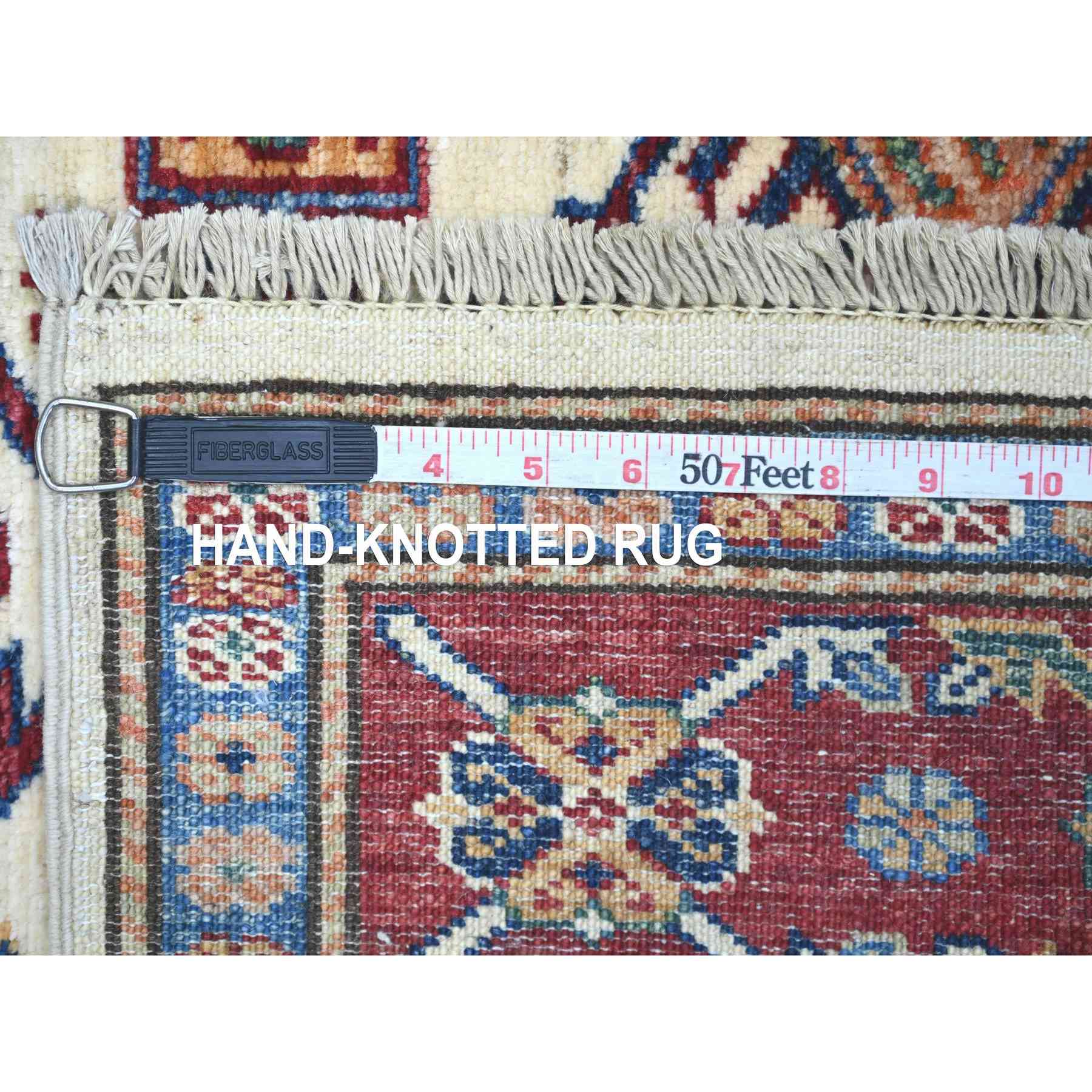 Tribal-Geometric-Hand-Knotted-Rug-107770