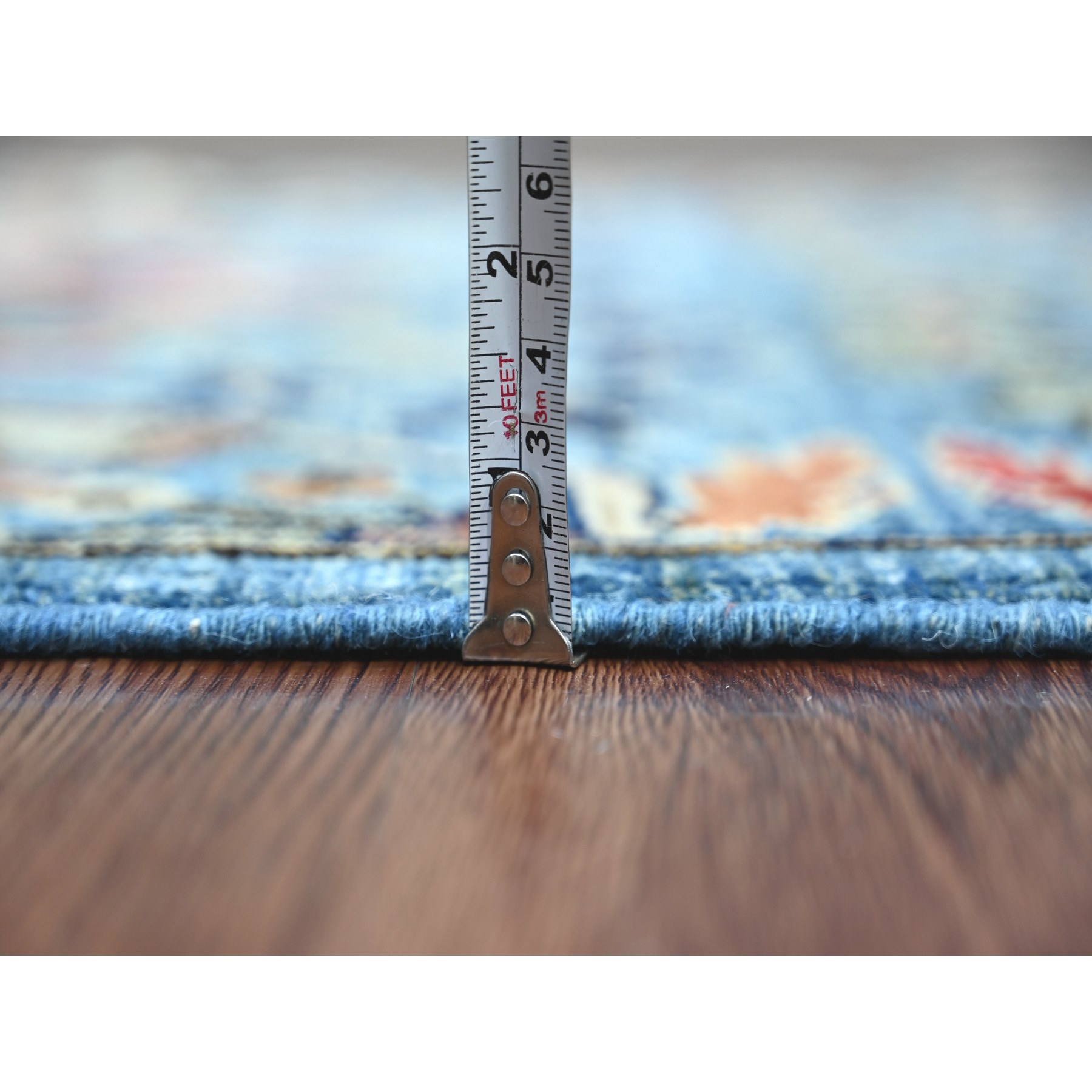 Tribal-Geometric-Hand-Knotted-Rug-107895