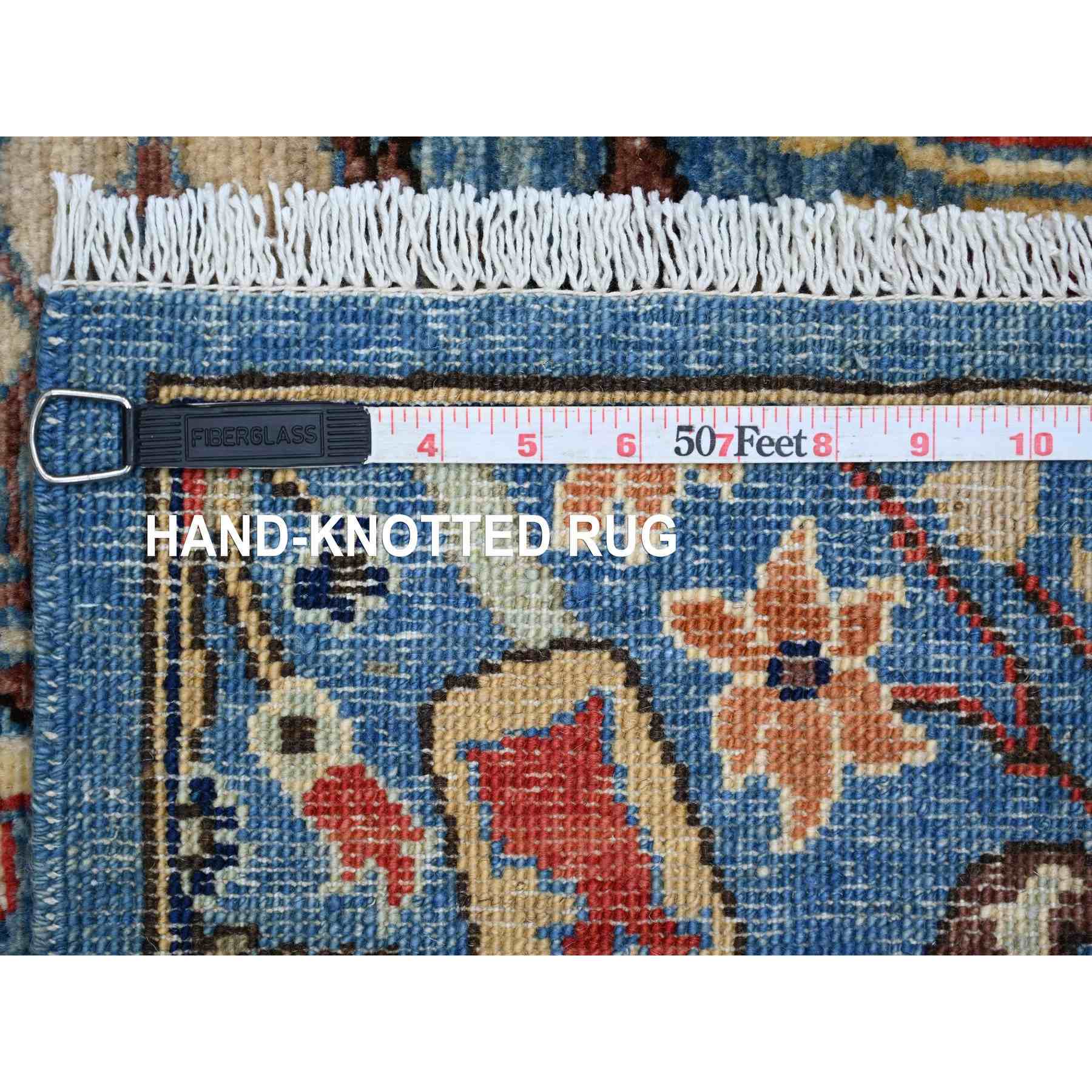 Tribal-Geometric-Hand-Knotted-Rug-107895