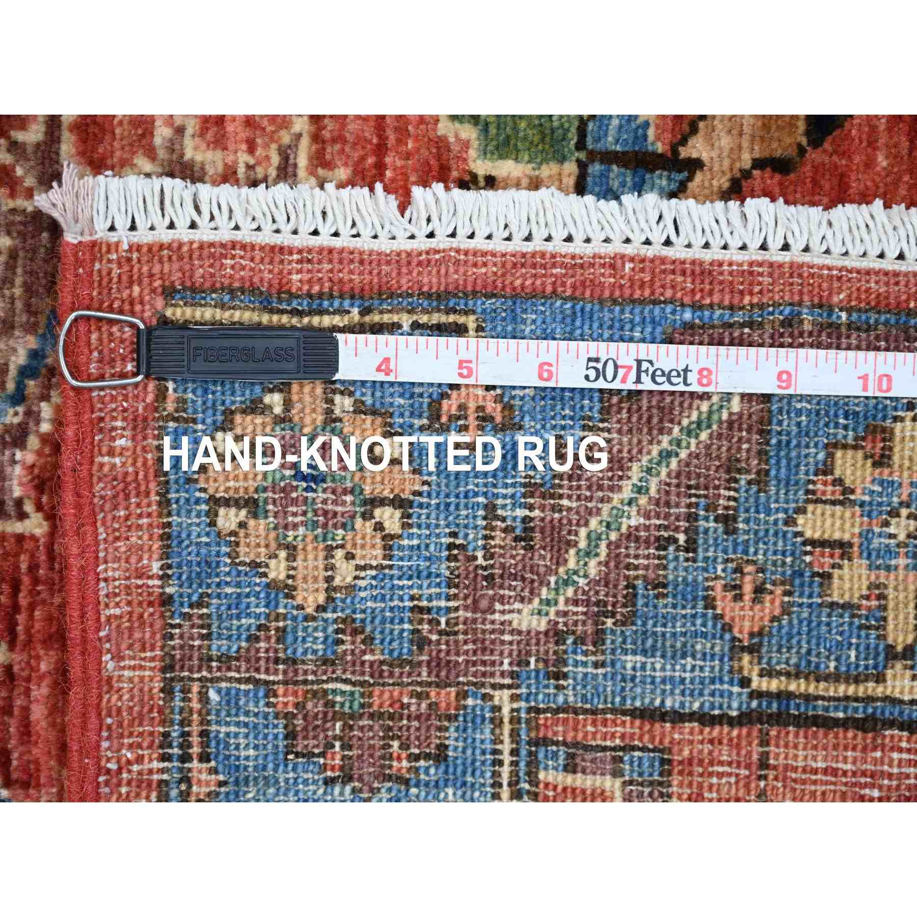Tribal-Geometric-Hand-Knotted-Rug-107900