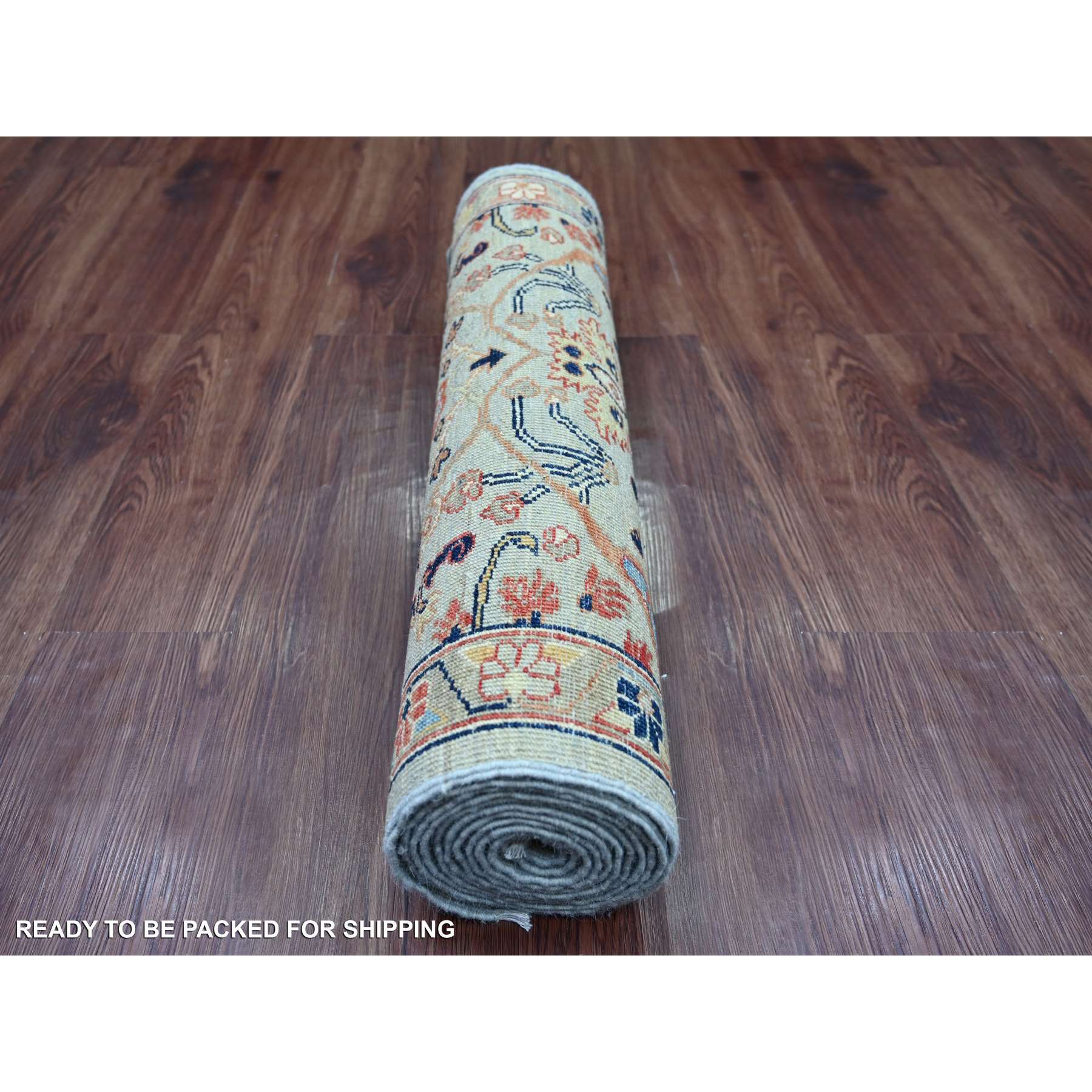 Tribal-Geometric-Hand-Knotted-Rug-107905