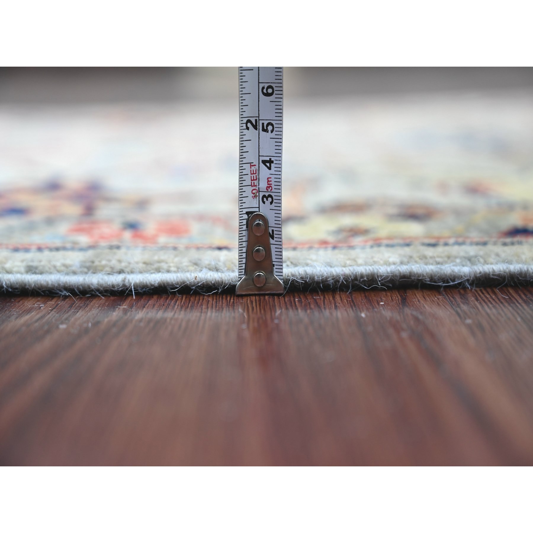Tribal-Geometric-Hand-Knotted-Rug-107905