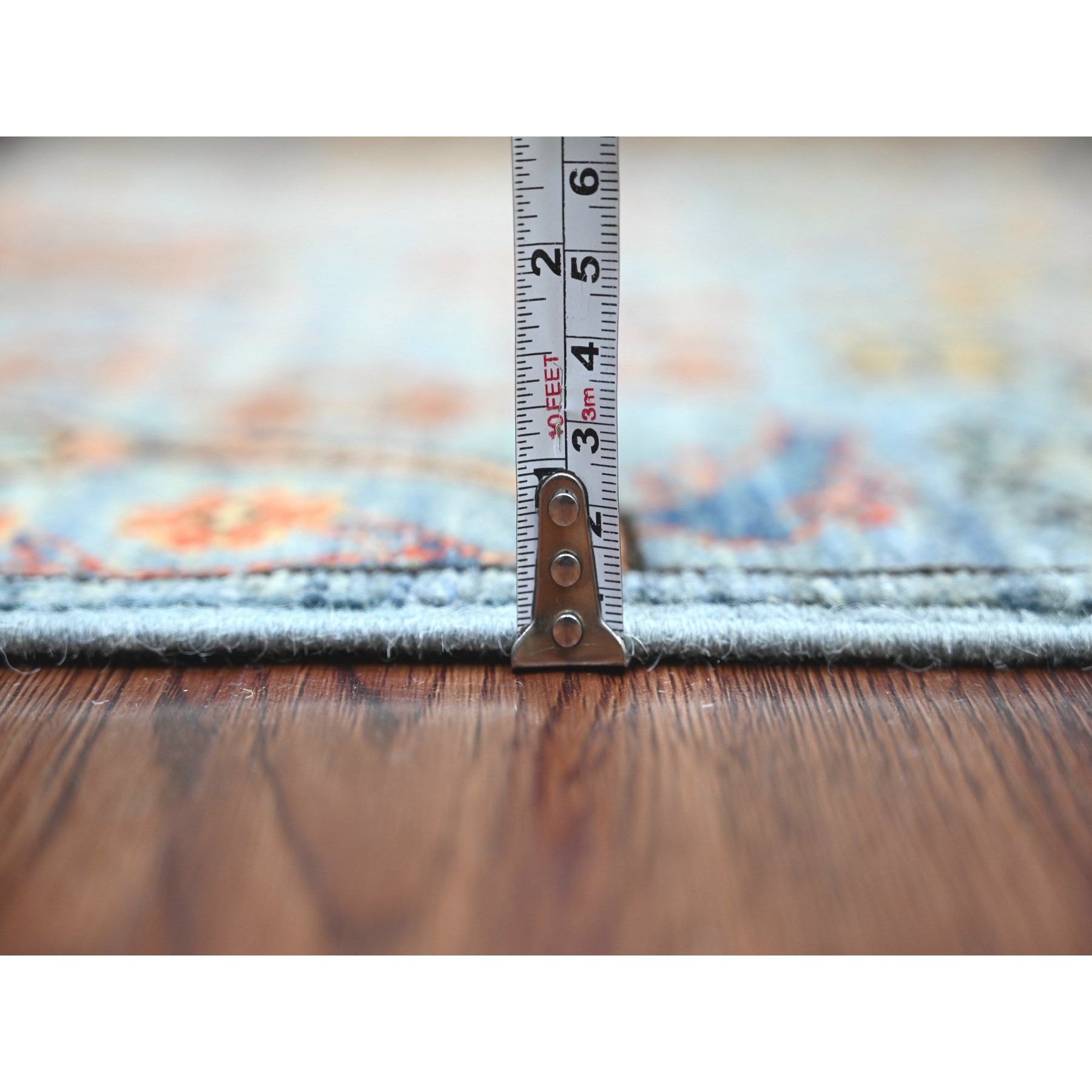 Tribal-Geometric-Hand-Knotted-Rug-107910