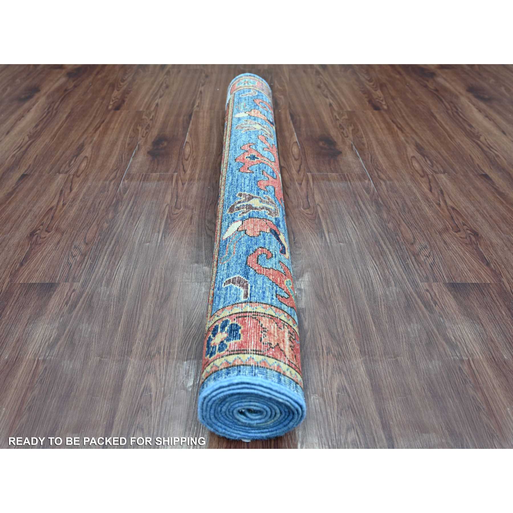Tribal-Geometric-Hand-Knotted-Rug-107985