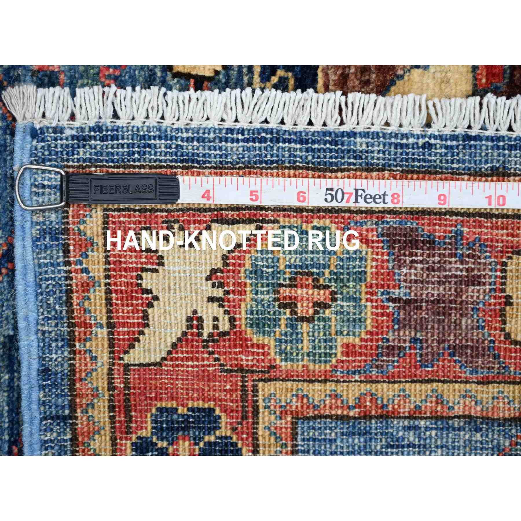 Tribal-Geometric-Hand-Knotted-Rug-107985