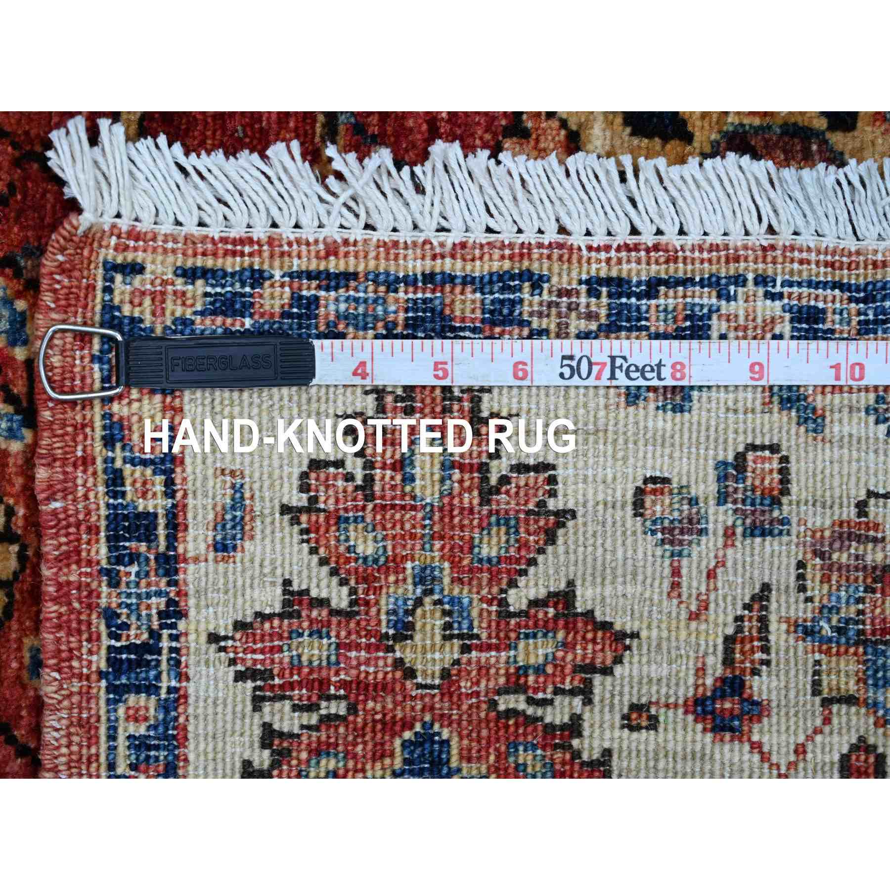 Tribal-Geometric-Hand-Knotted-Rug-107990