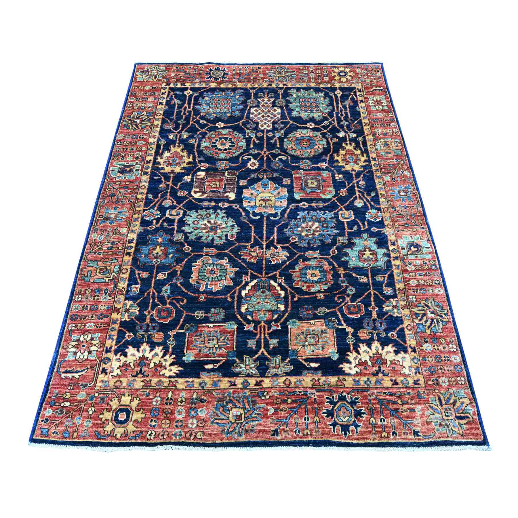 Tribal-Geometric-Hand-Knotted-Rug-108000