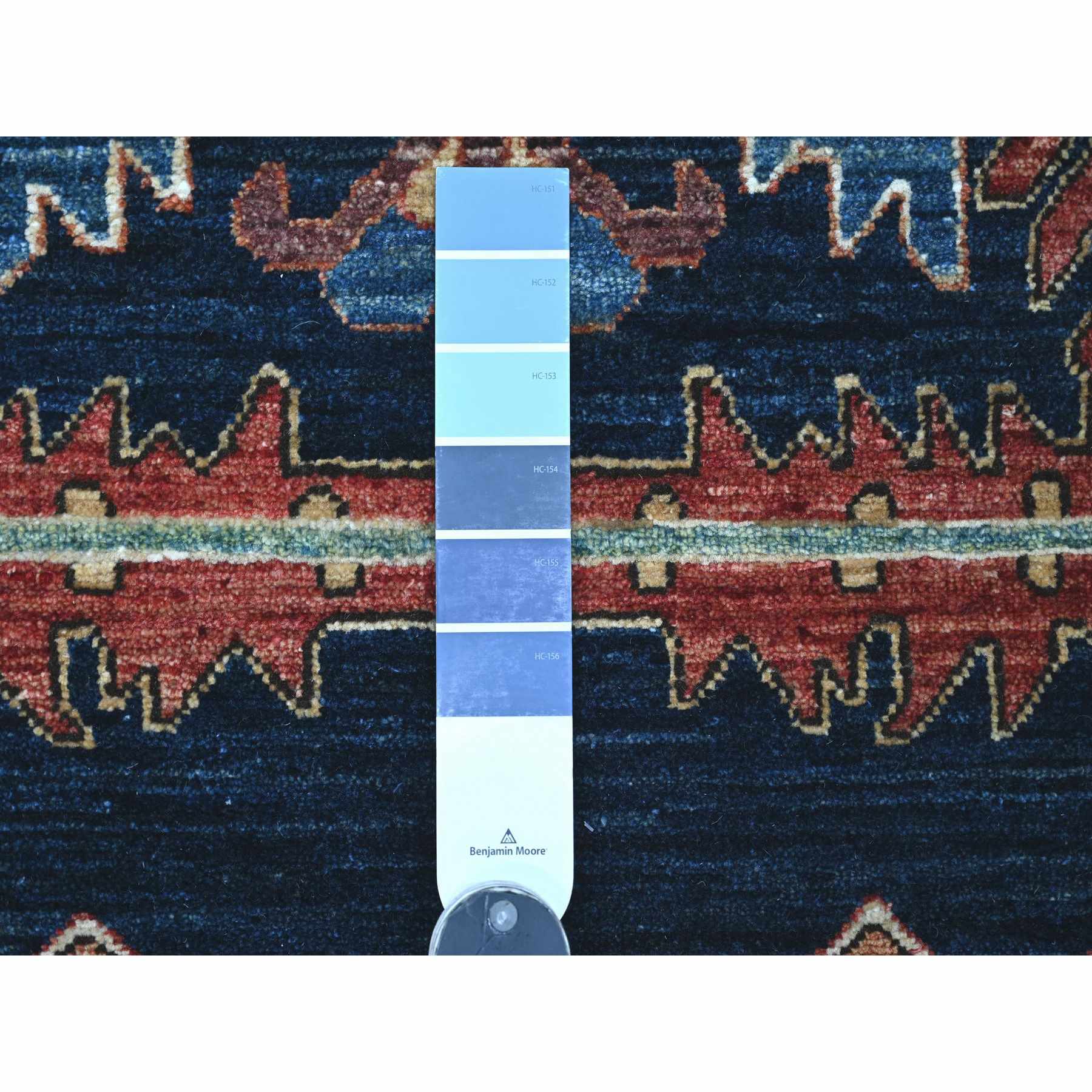 Tribal-Geometric-Hand-Knotted-Rug-108005
