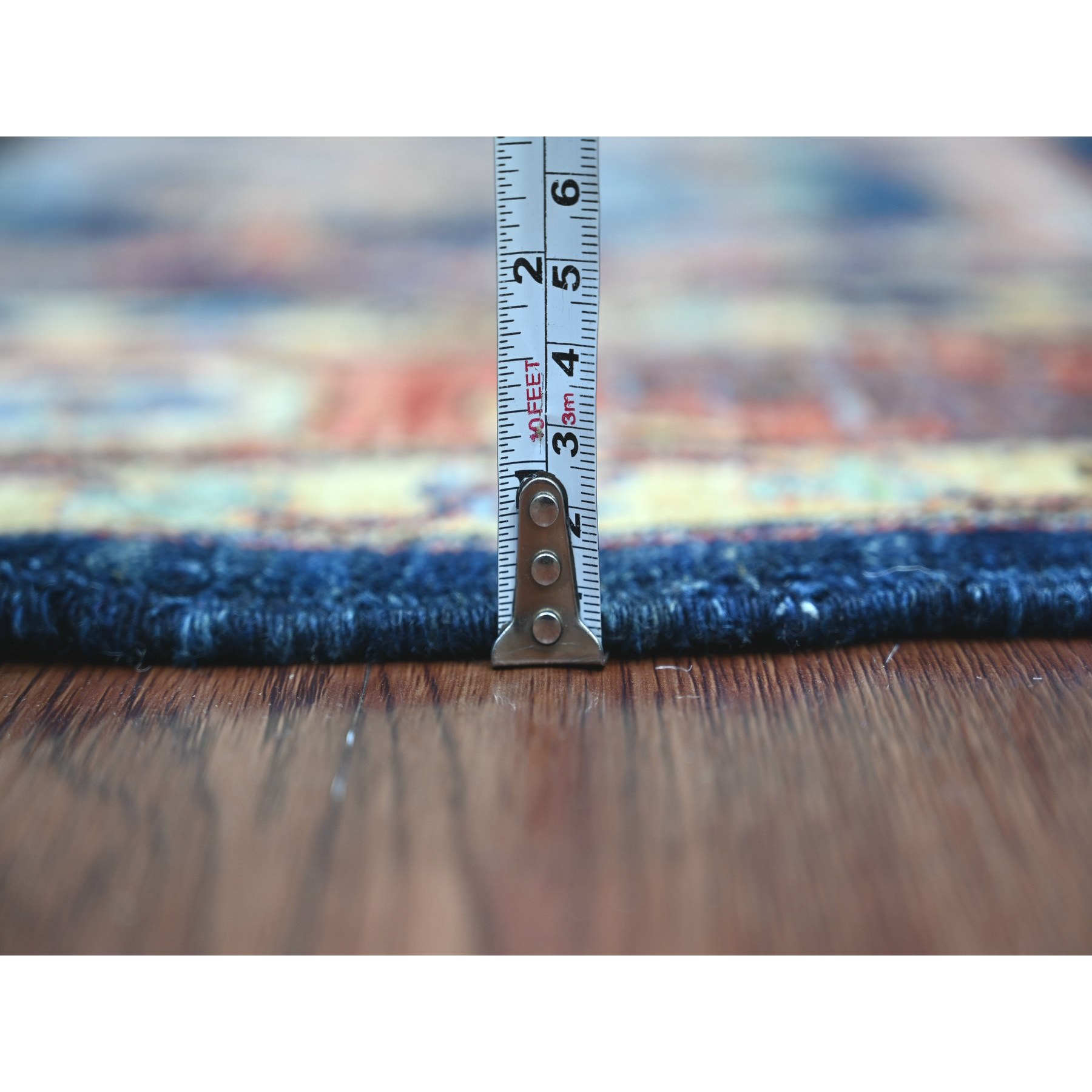 Tribal-Geometric-Hand-Knotted-Rug-108005