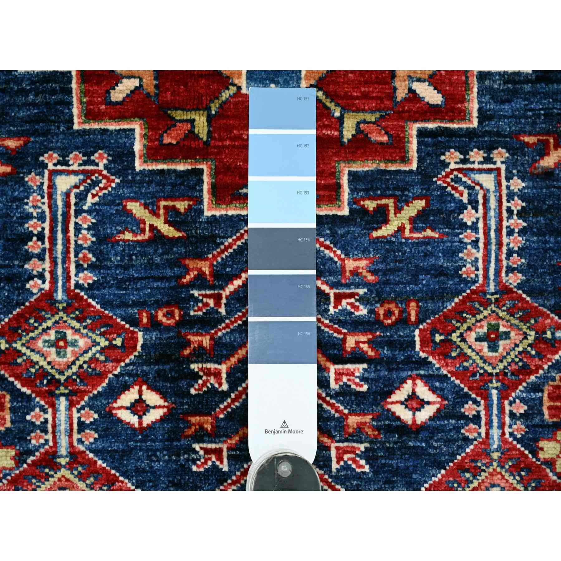 Tribal-Geometric-Hand-Knotted-Rug-108110
