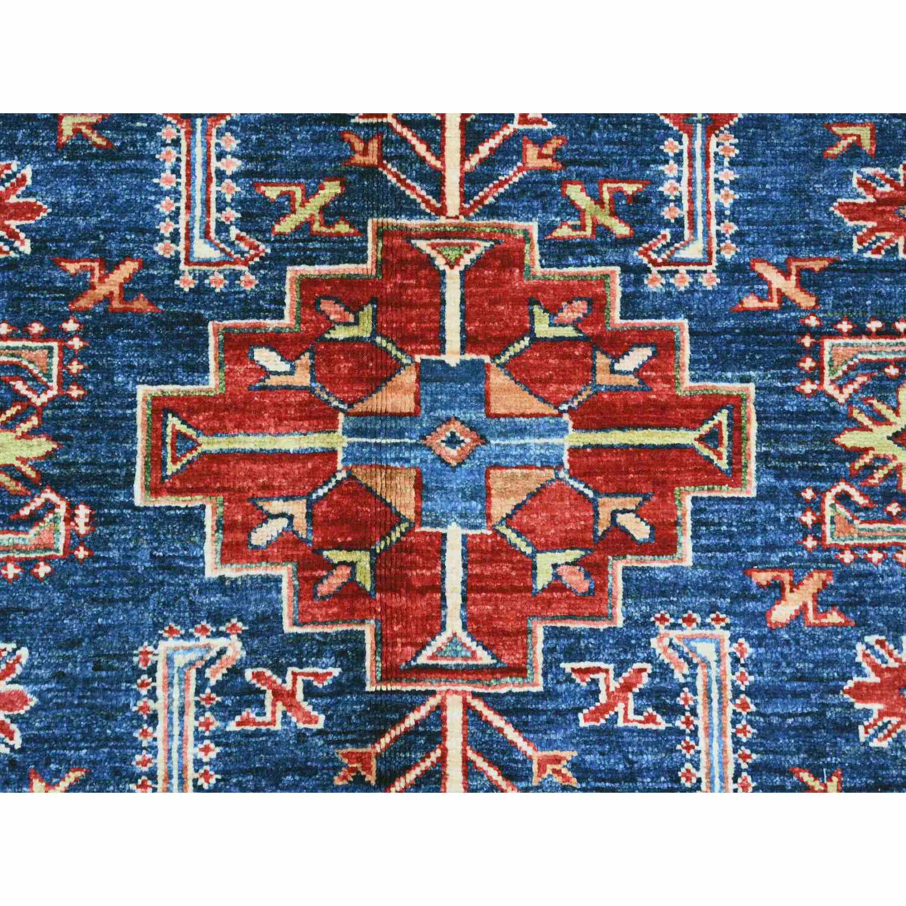 Tribal-Geometric-Hand-Knotted-Rug-108110