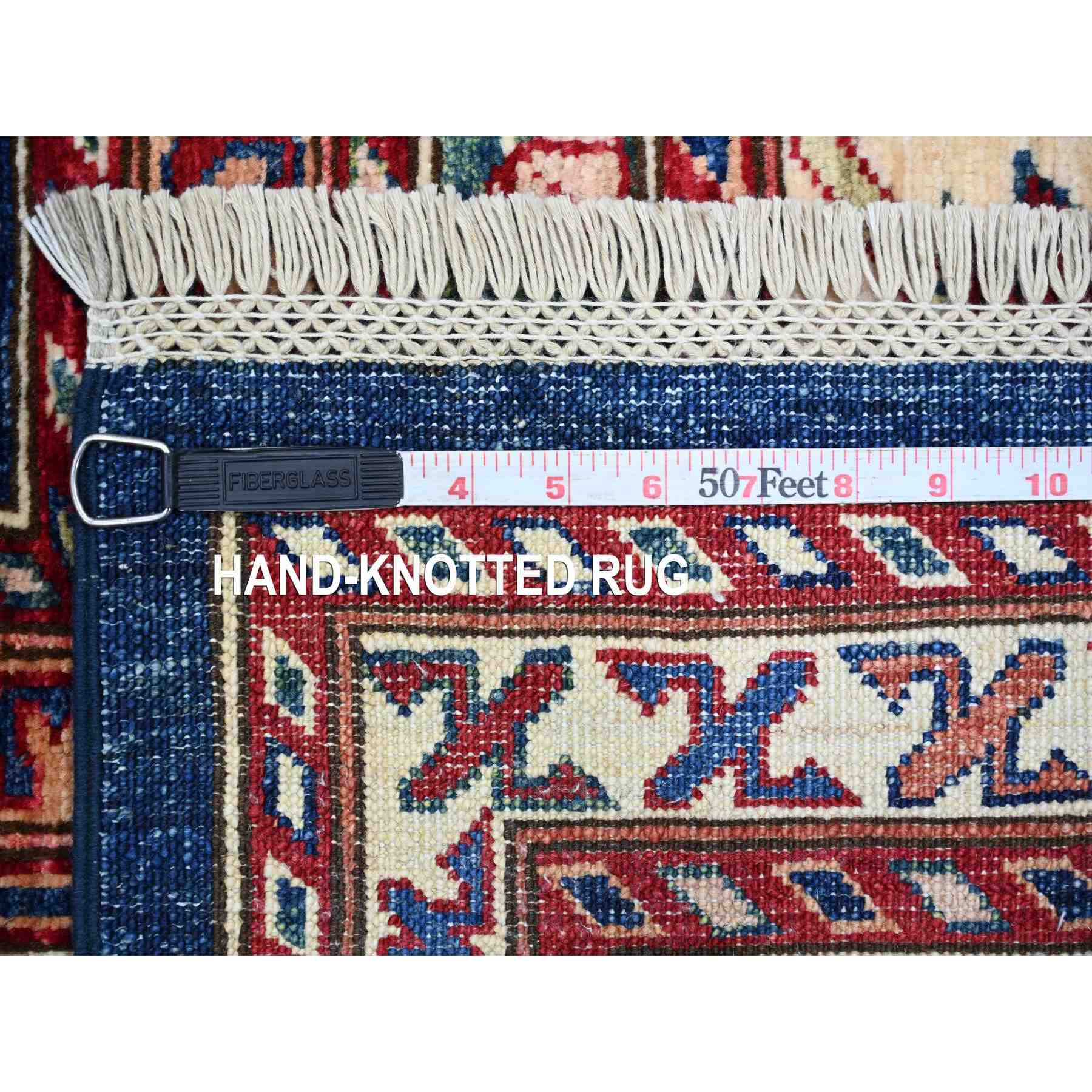 Tribal-Geometric-Hand-Knotted-Rug-108110