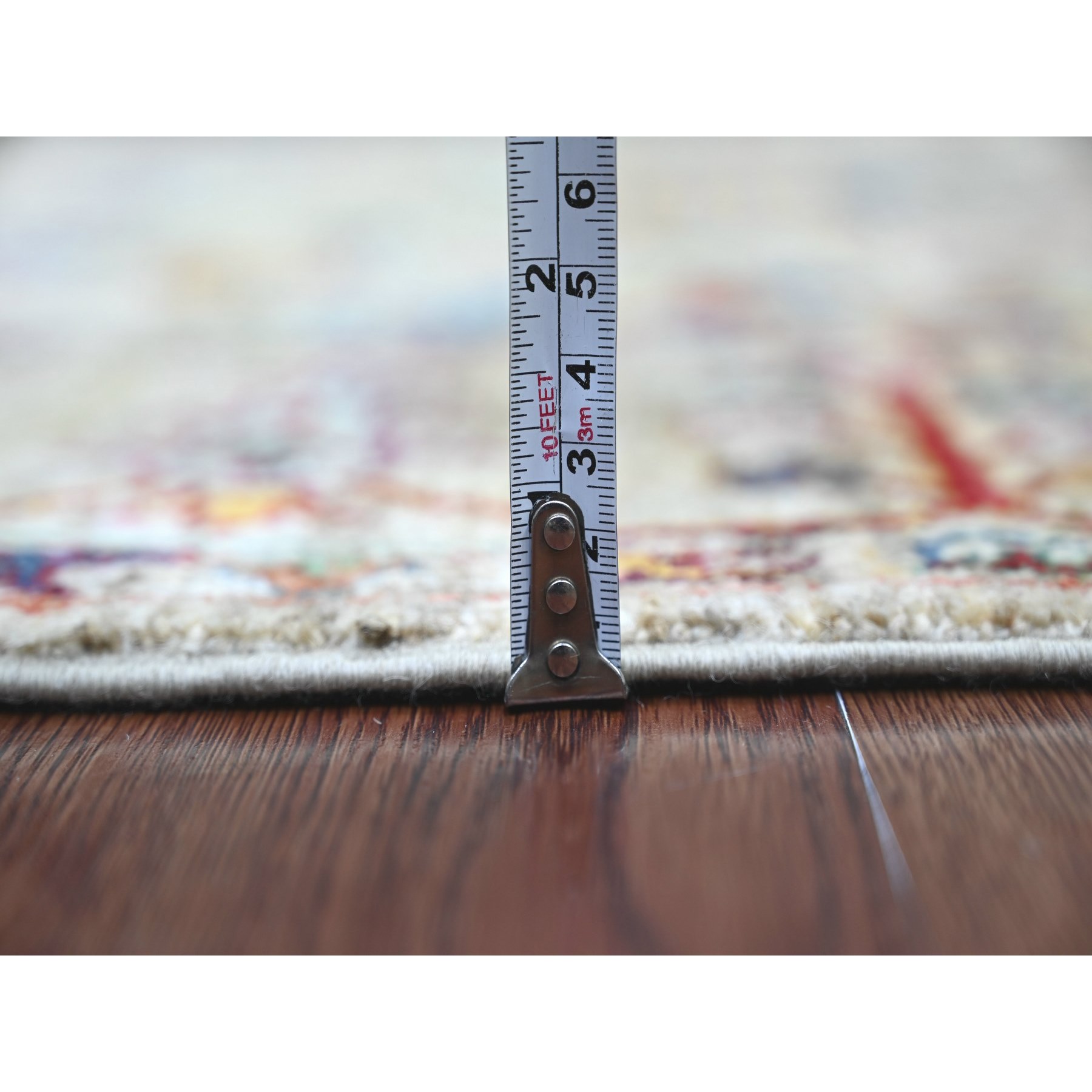 Tribal-Geometric-Hand-Knotted-Rug-108120