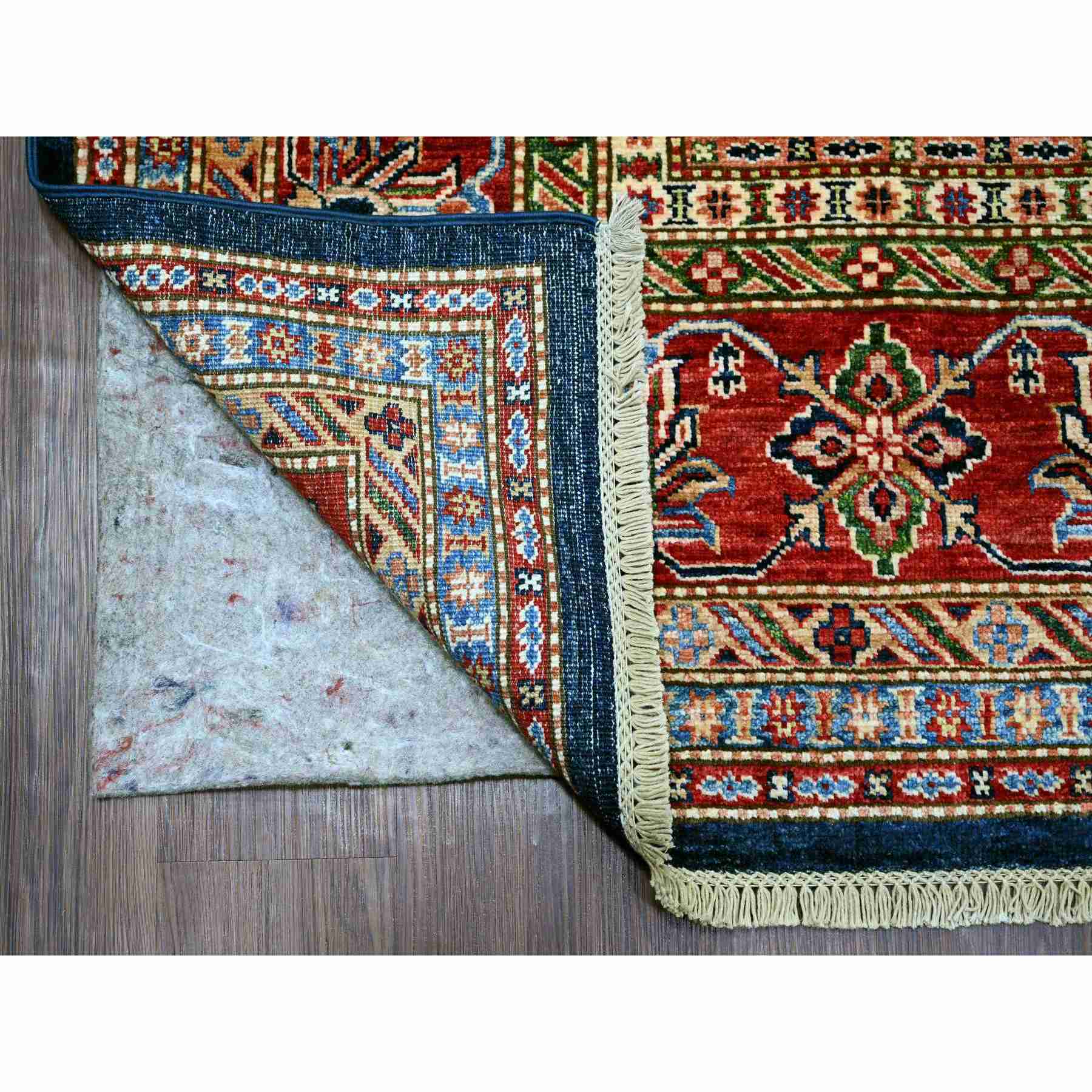 Tribal-Geometric-Hand-Knotted-Rug-108125