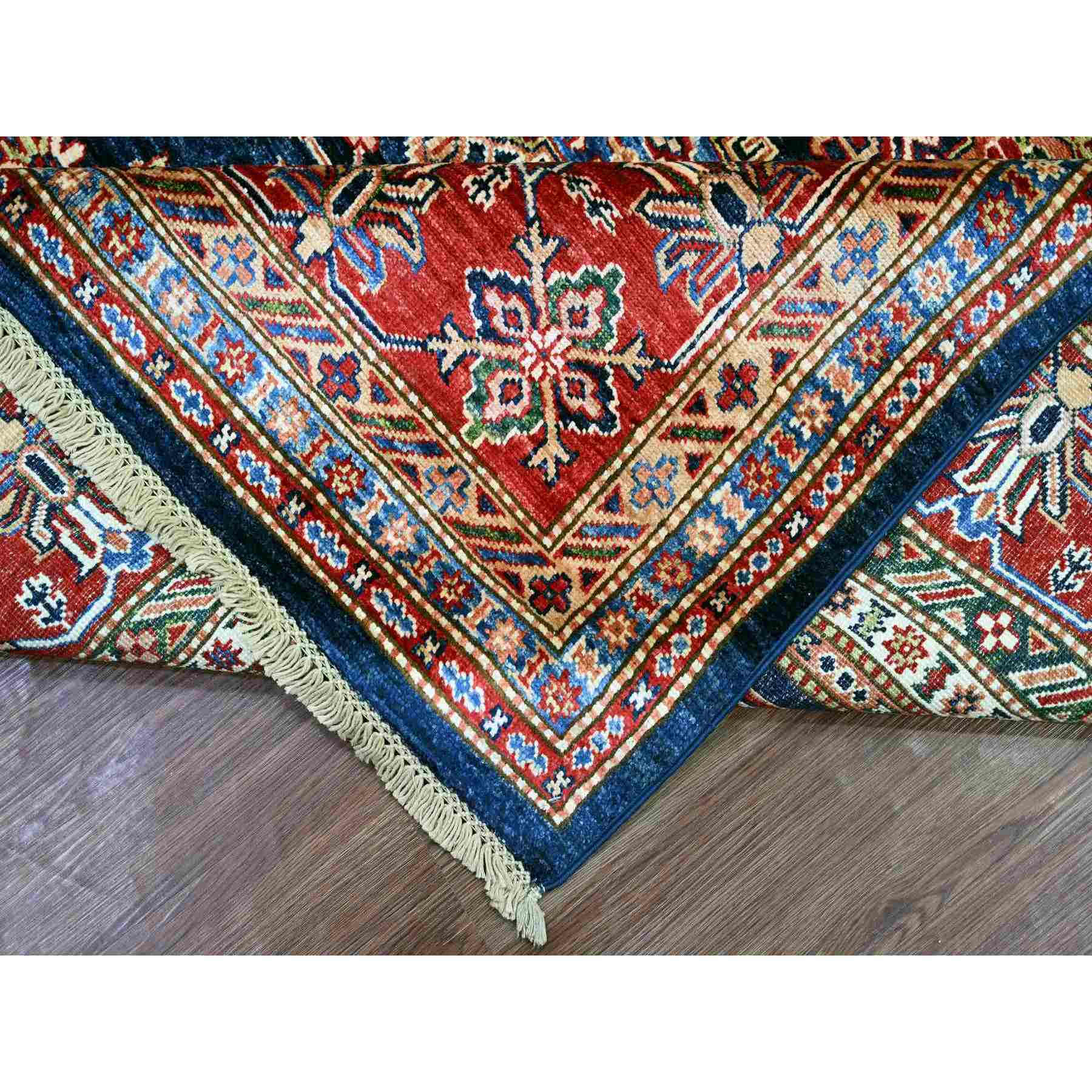 Tribal-Geometric-Hand-Knotted-Rug-108125