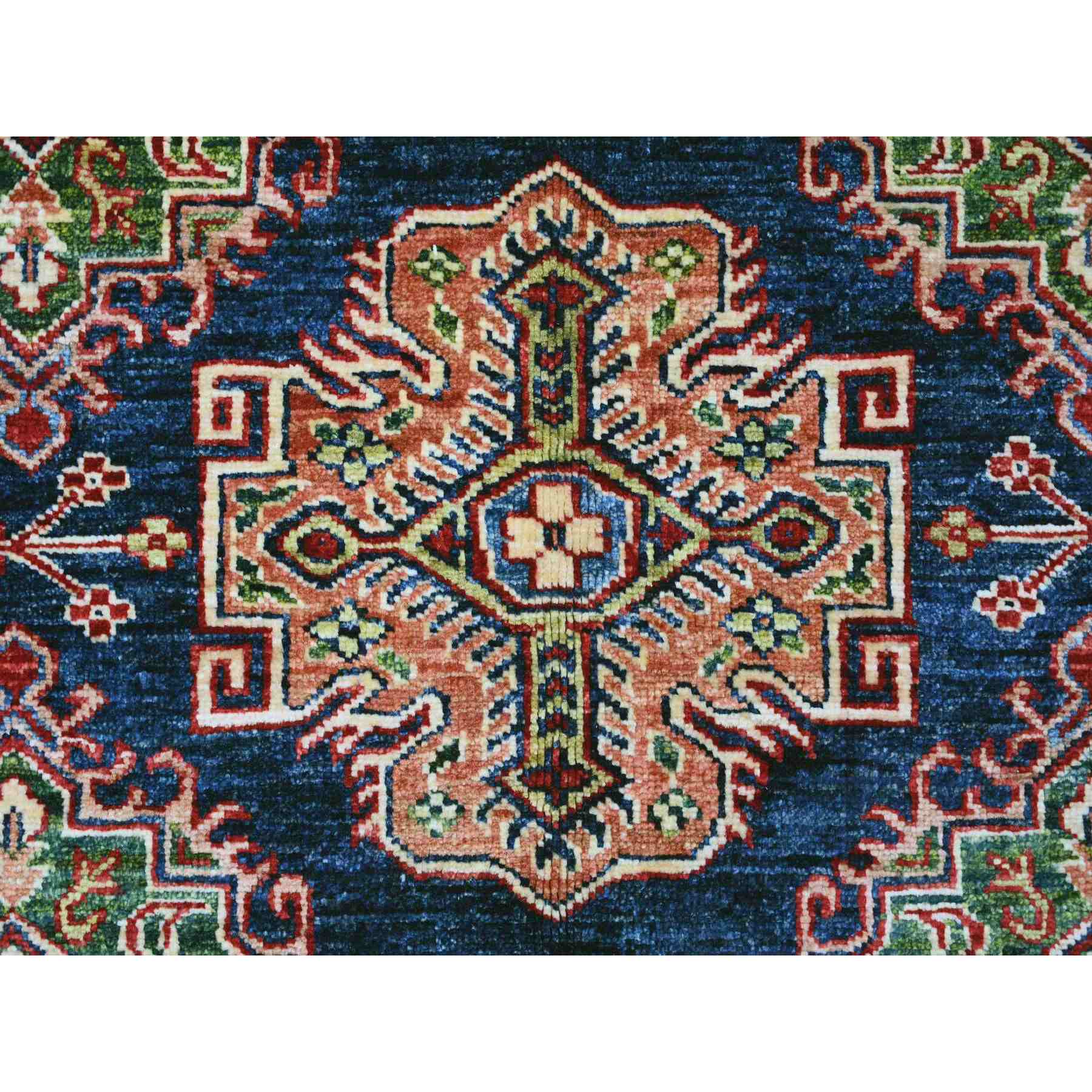 Tribal-Geometric-Hand-Knotted-Rug-108125
