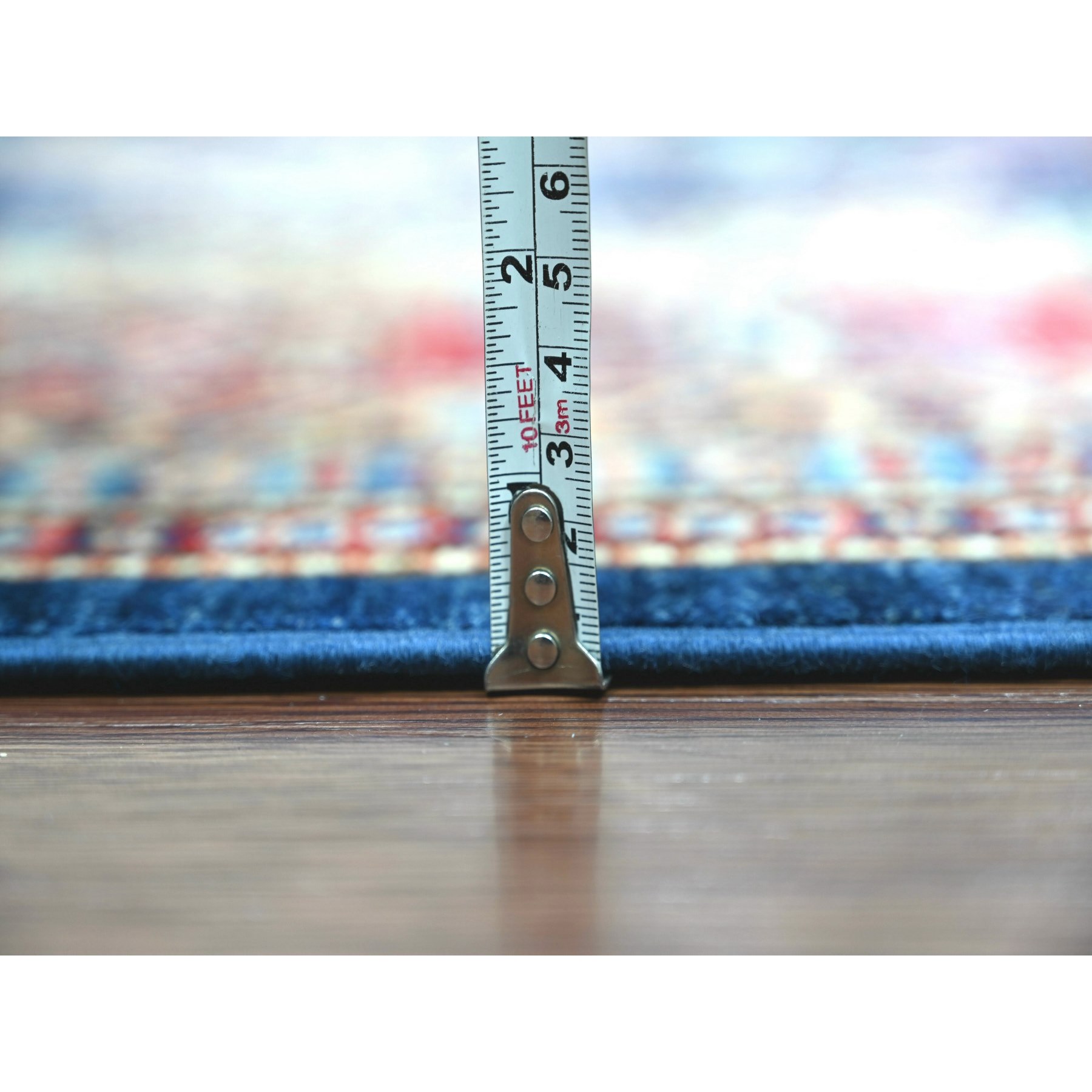 Tribal-Geometric-Hand-Knotted-Rug-108125