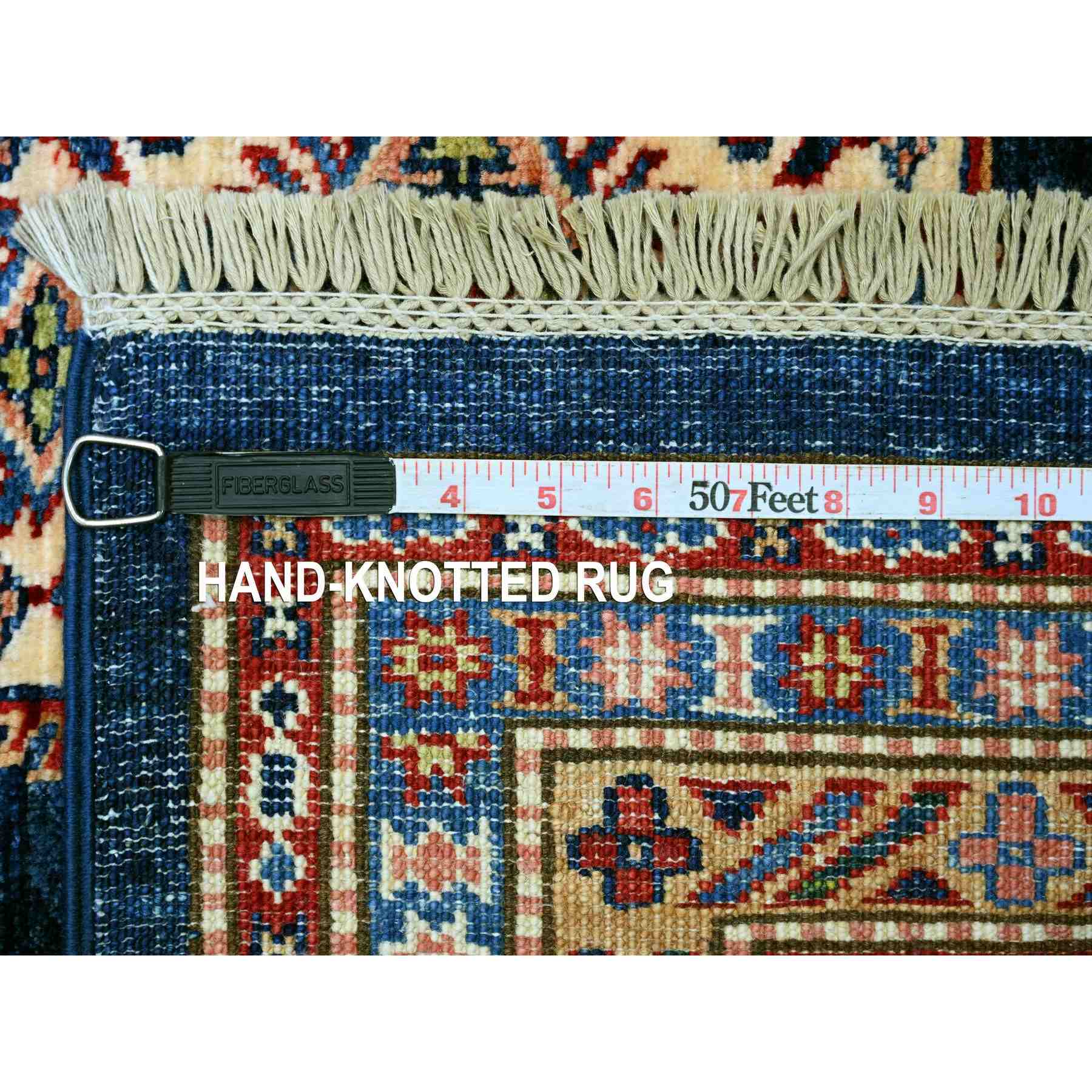 Tribal-Geometric-Hand-Knotted-Rug-108125