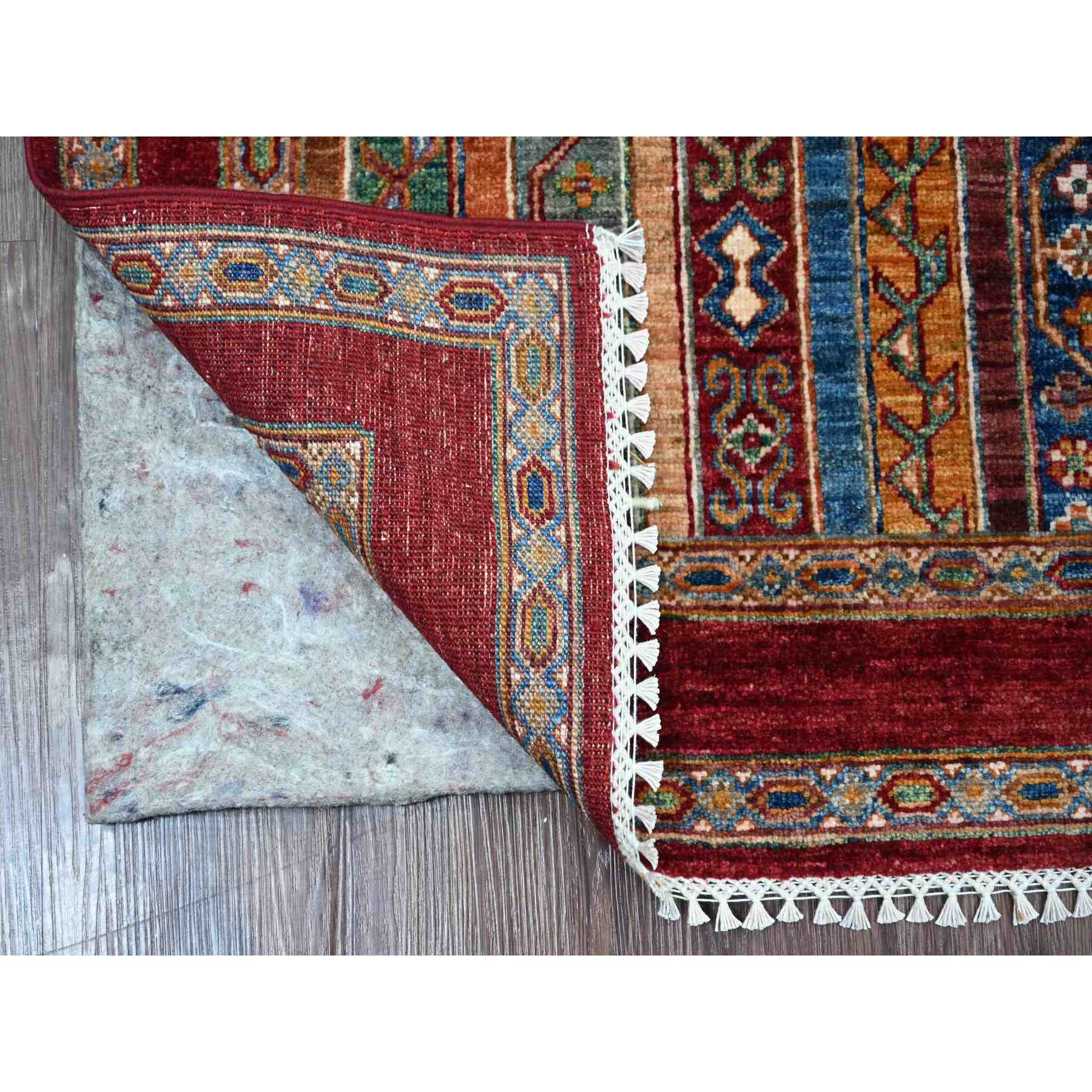 Tribal-Geometric-Hand-Knotted-Rug-108325