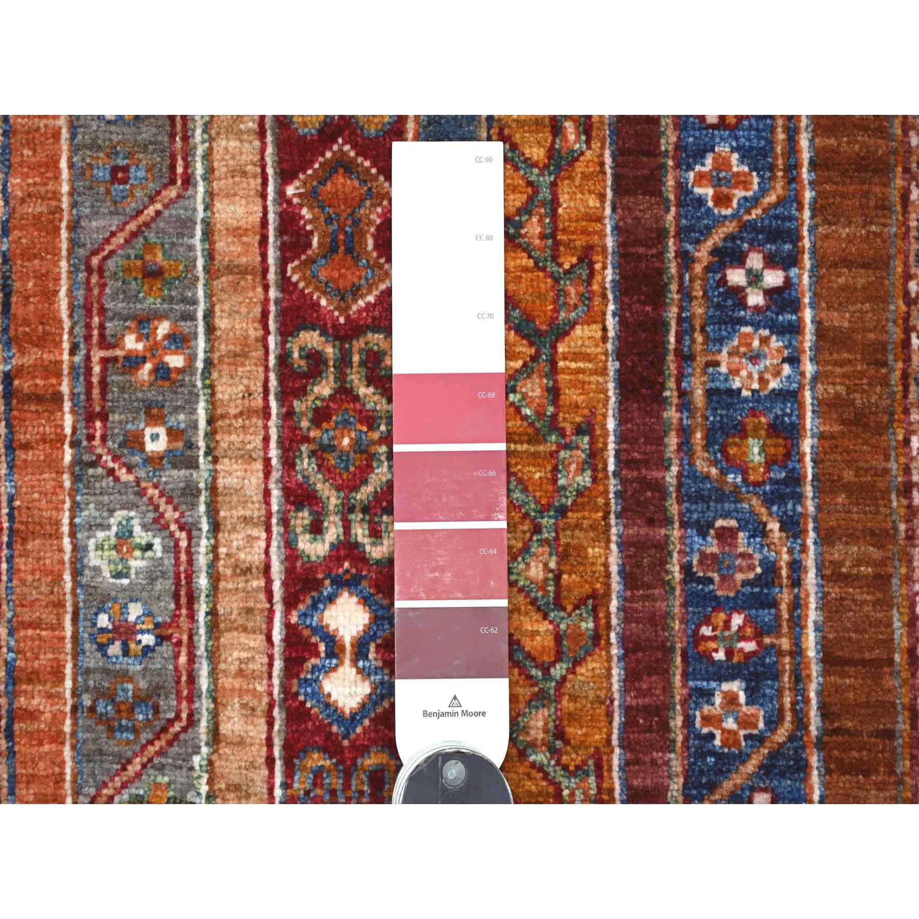 Tribal-Geometric-Hand-Knotted-Rug-108325