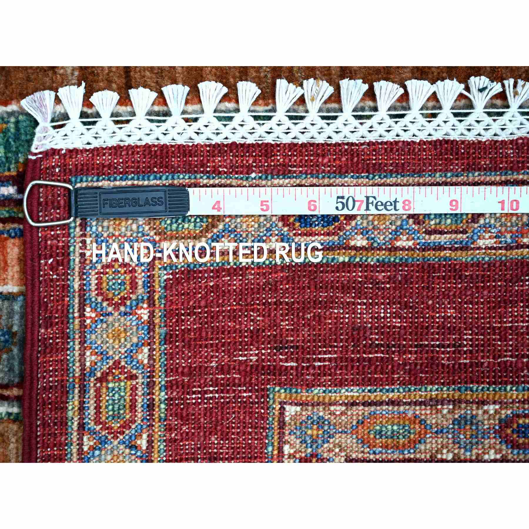 Tribal-Geometric-Hand-Knotted-Rug-108325