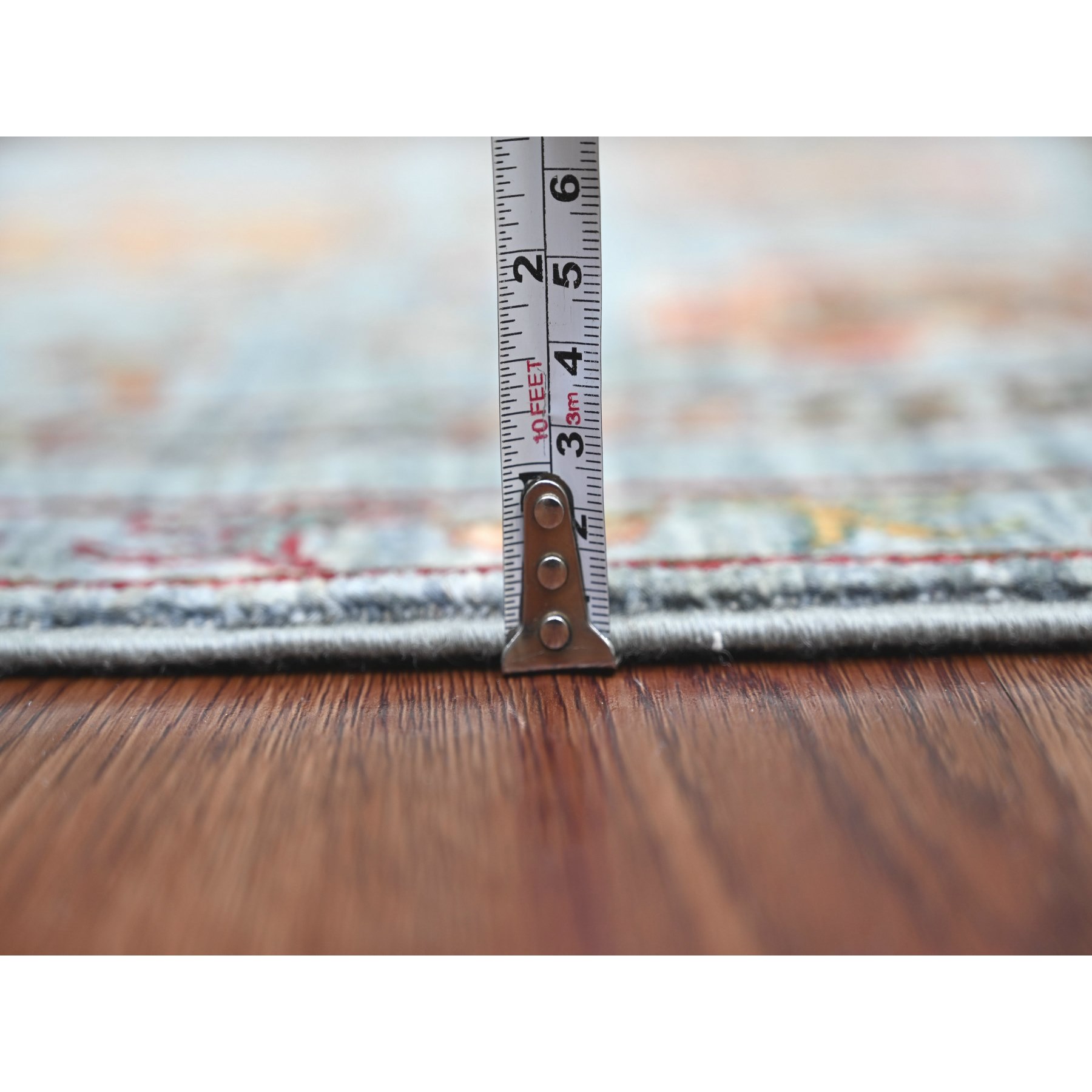 Tribal-Geometric-Hand-Knotted-Rug-108330