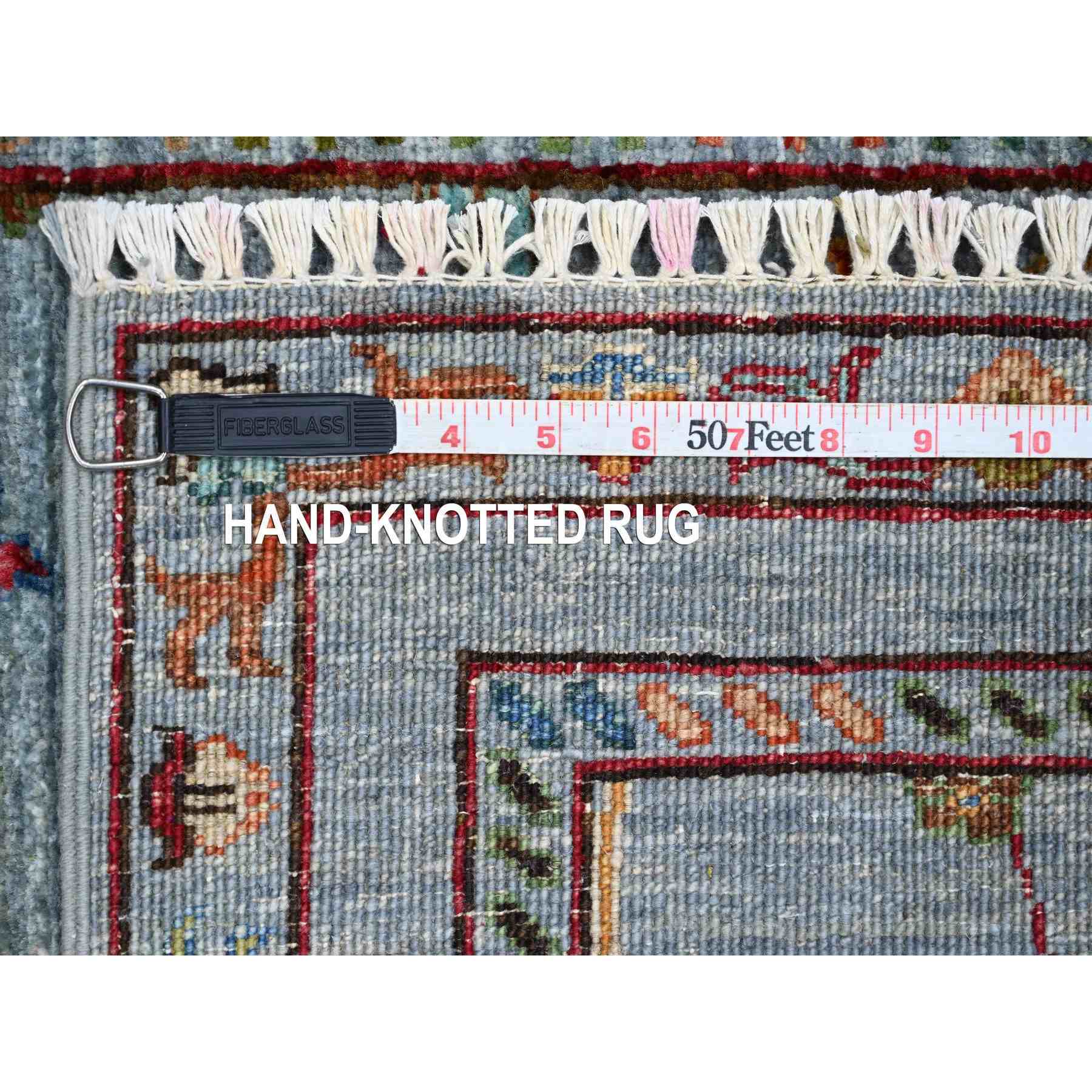 Tribal-Geometric-Hand-Knotted-Rug-108330